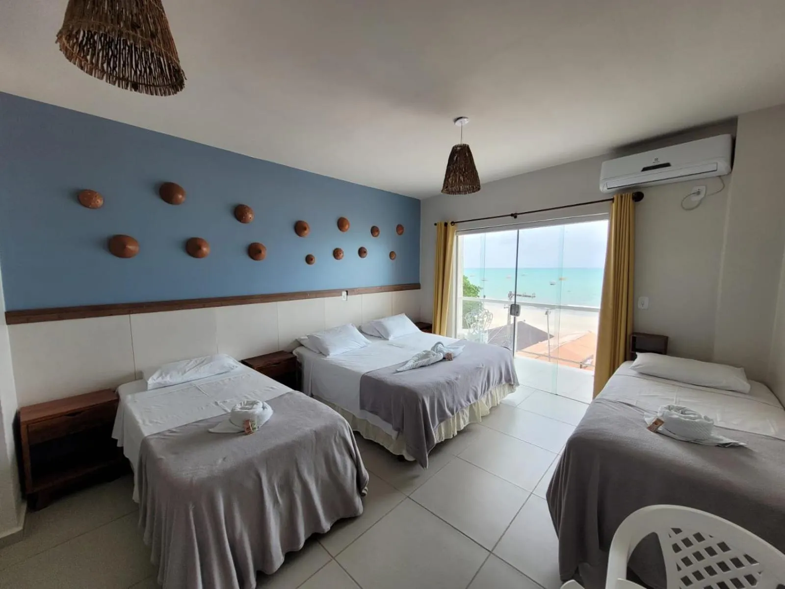 Bedroom, Bed in Pousada Tartaruga