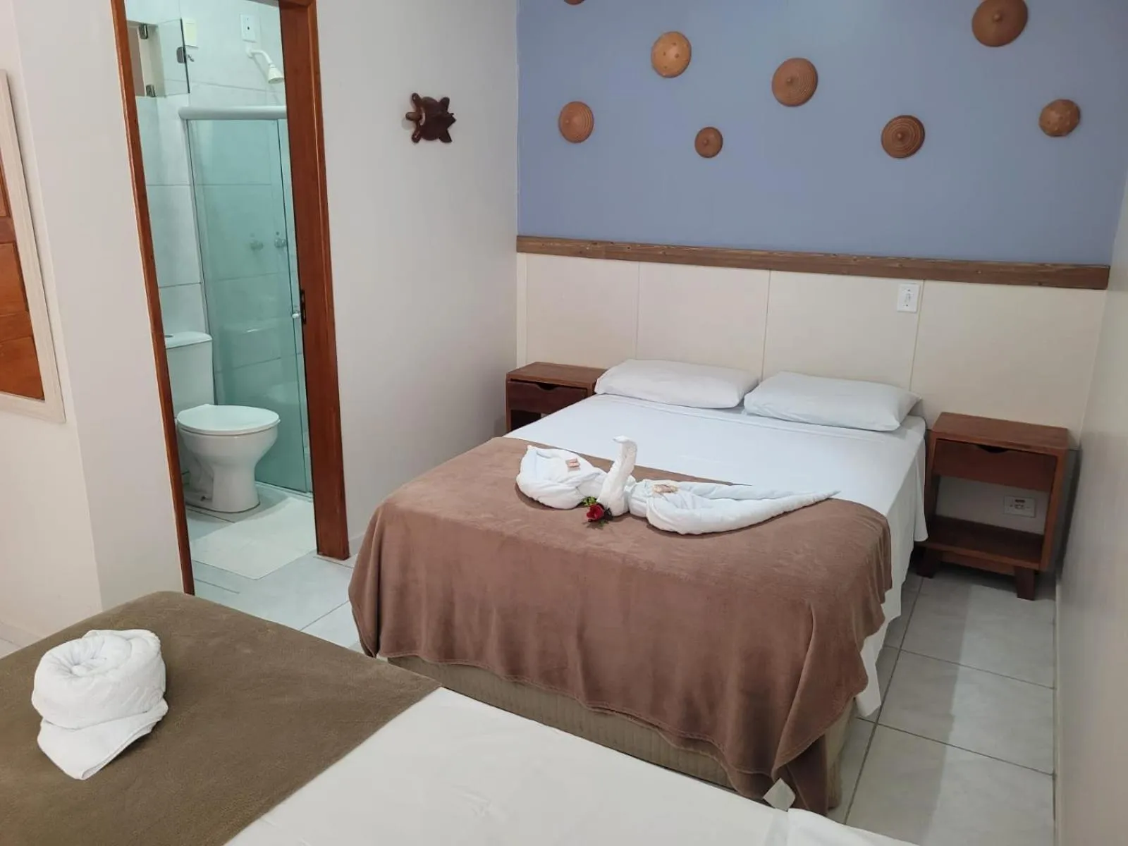 Bedroom, Bed in Pousada Tartaruga