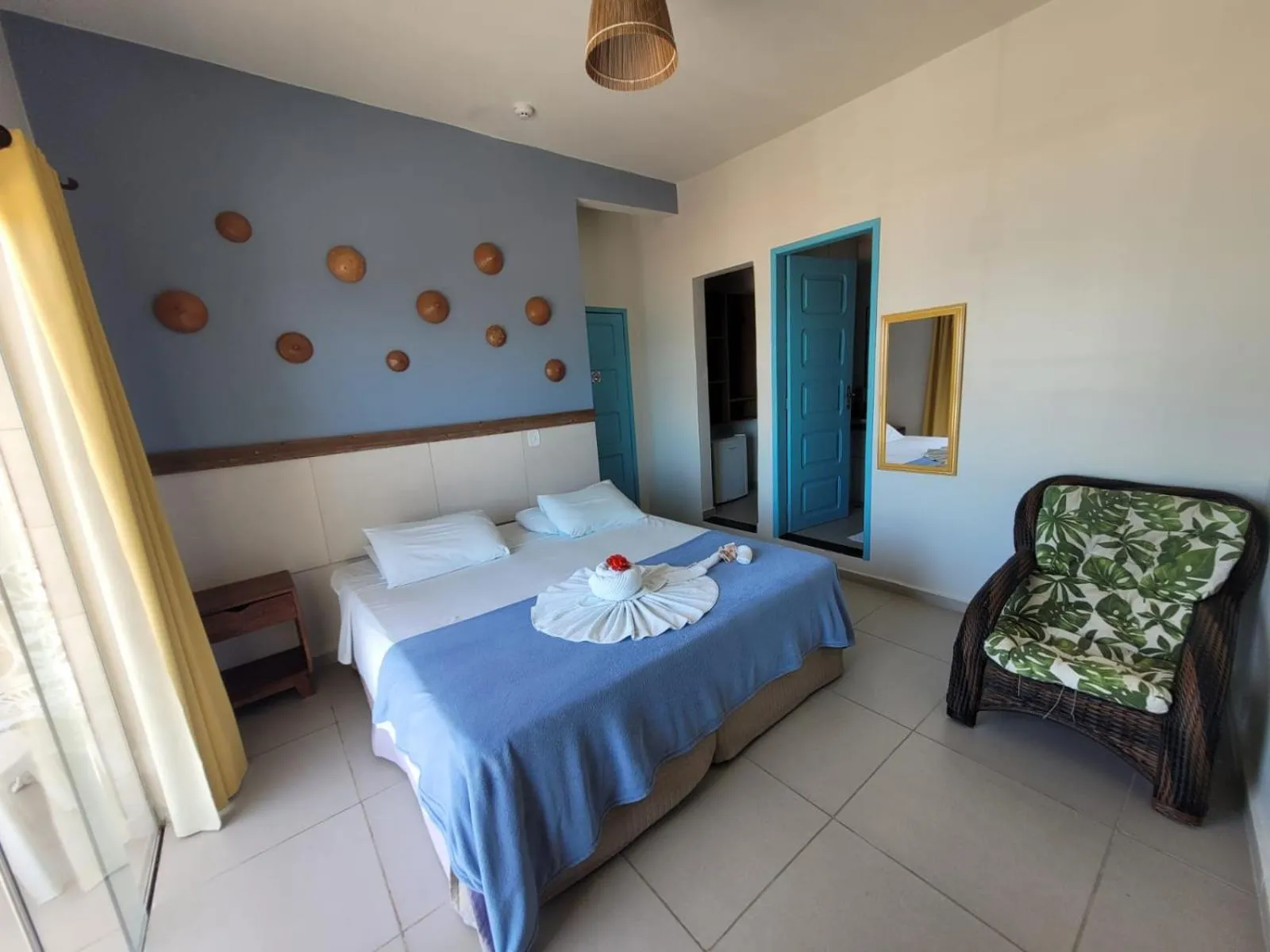 Bedroom, Bed in Pousada Tartaruga