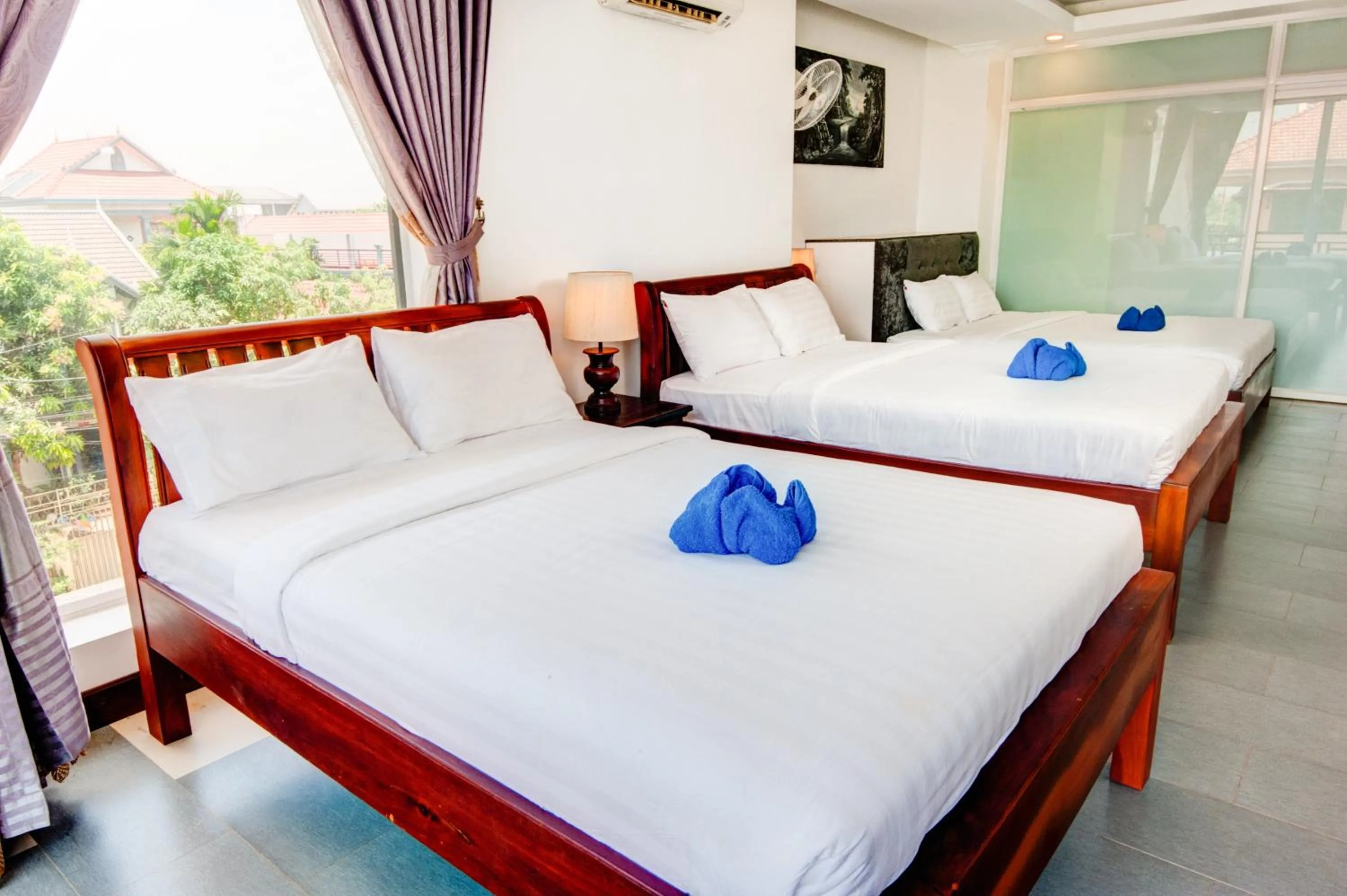 Bed in Mad Monkey Hostel Siem Reap