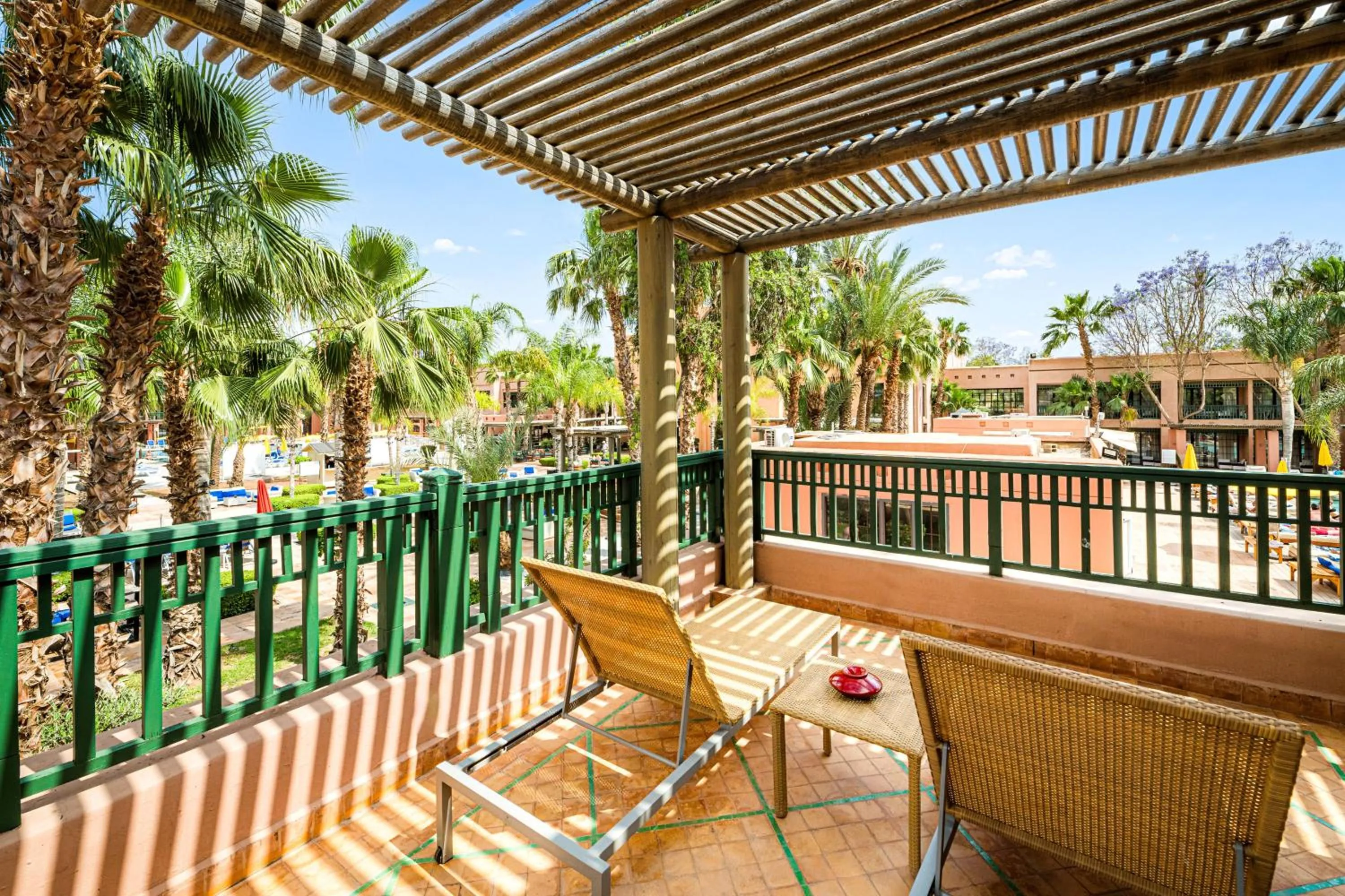 Balcony/Terrace in Pickalbatros Hôtel Du Golf - Adults Friendly 16 Years Plus- All-Inclusive