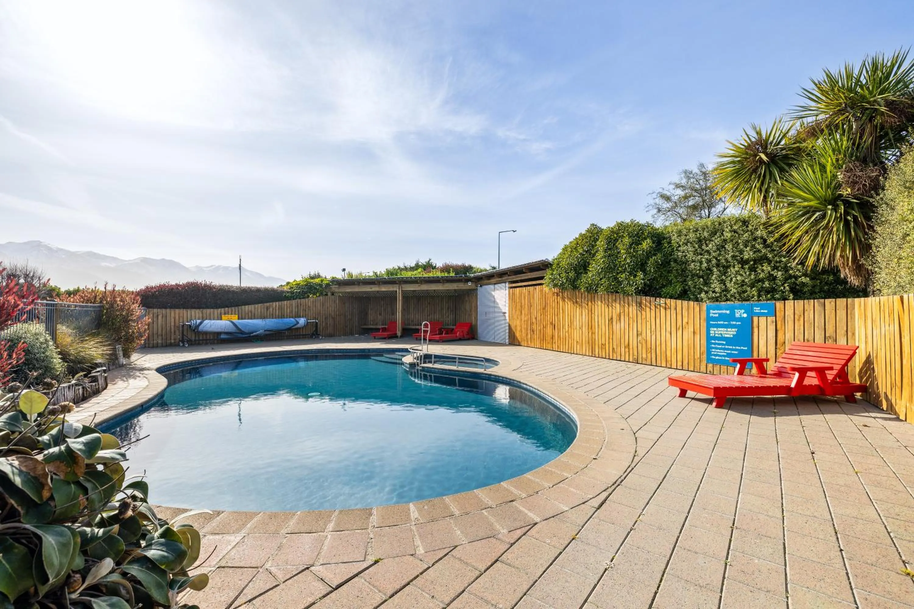 Swimming pool in Kaikōura TOP 10 Holiday Park