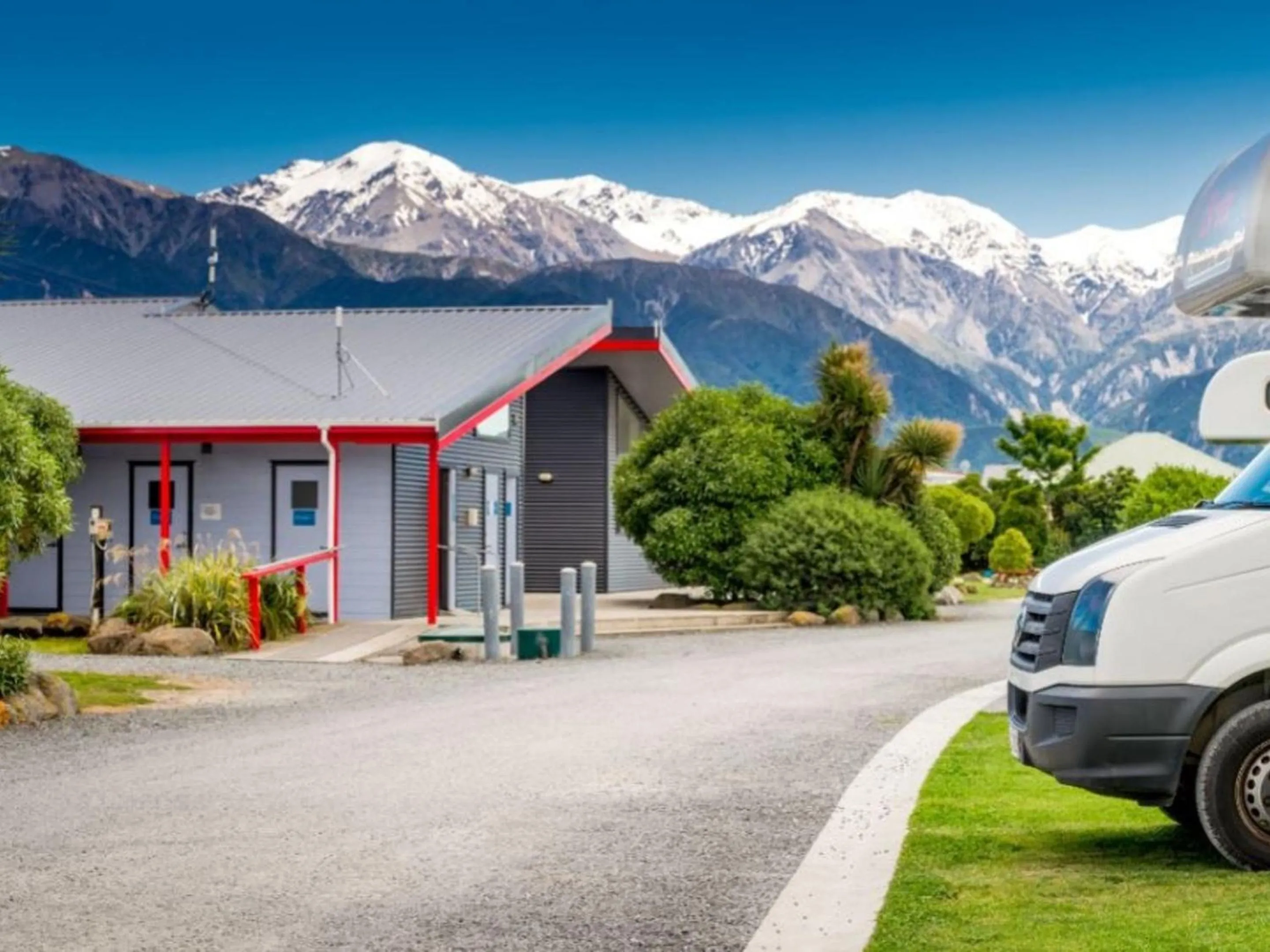 Mountain view in Kaikōura TOP 10 Holiday Park