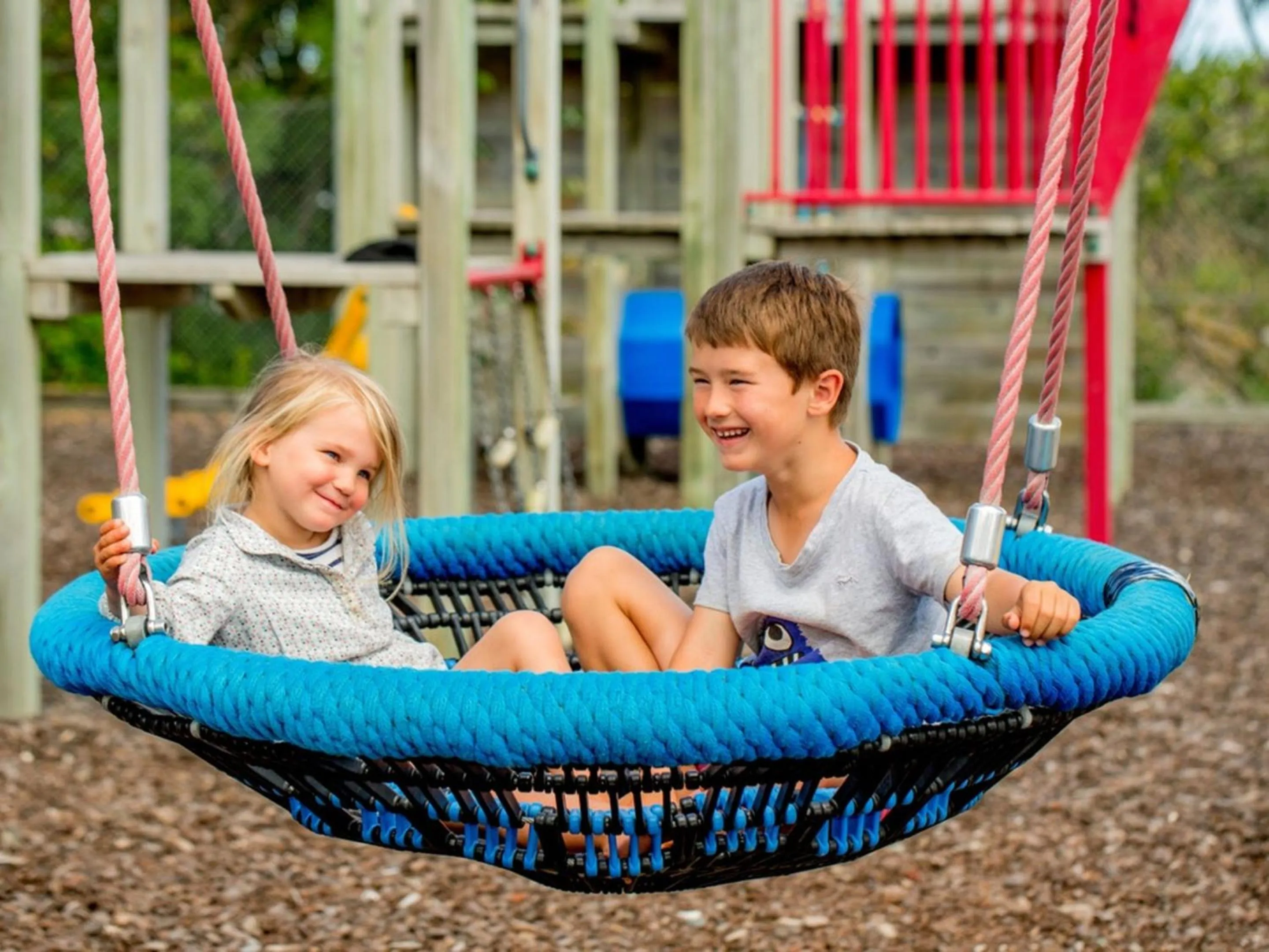 Children play ground in Kaikōura TOP 10 Holiday Park