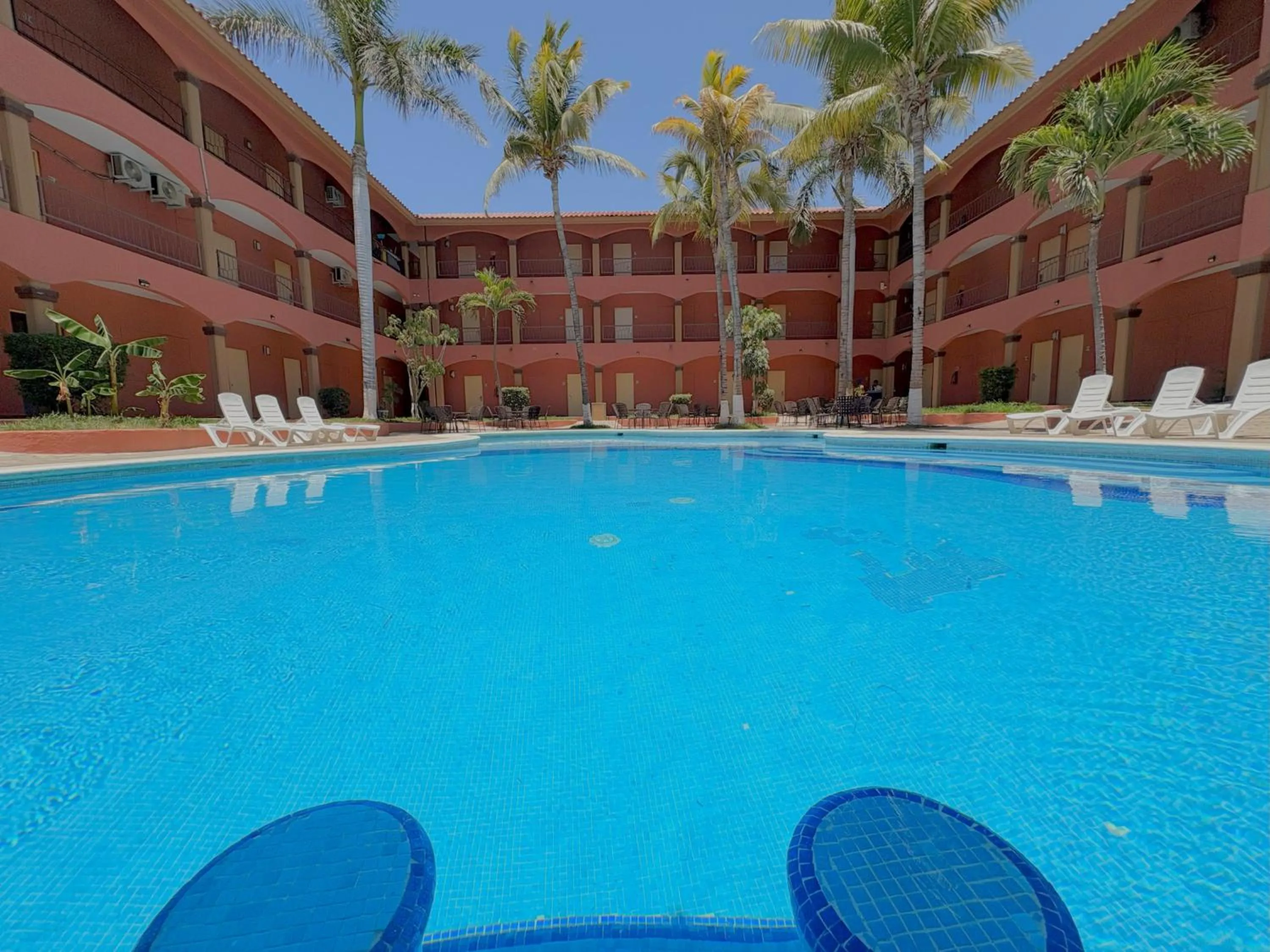 Pool view in Estancia Real Los Cabos