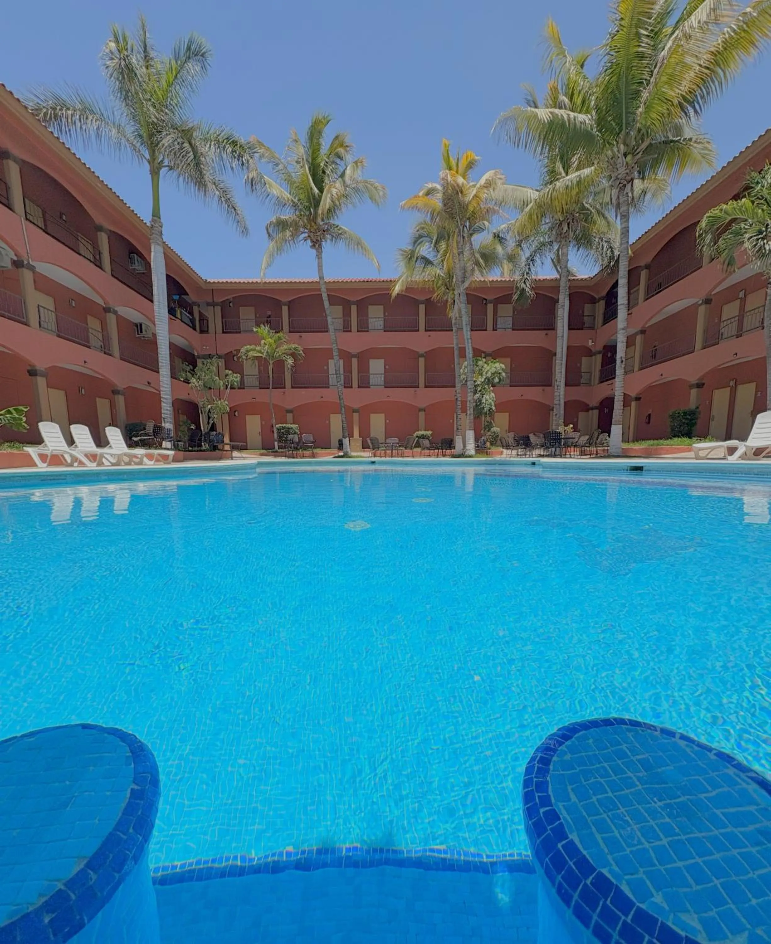 Pool view in Estancia Real Los Cabos