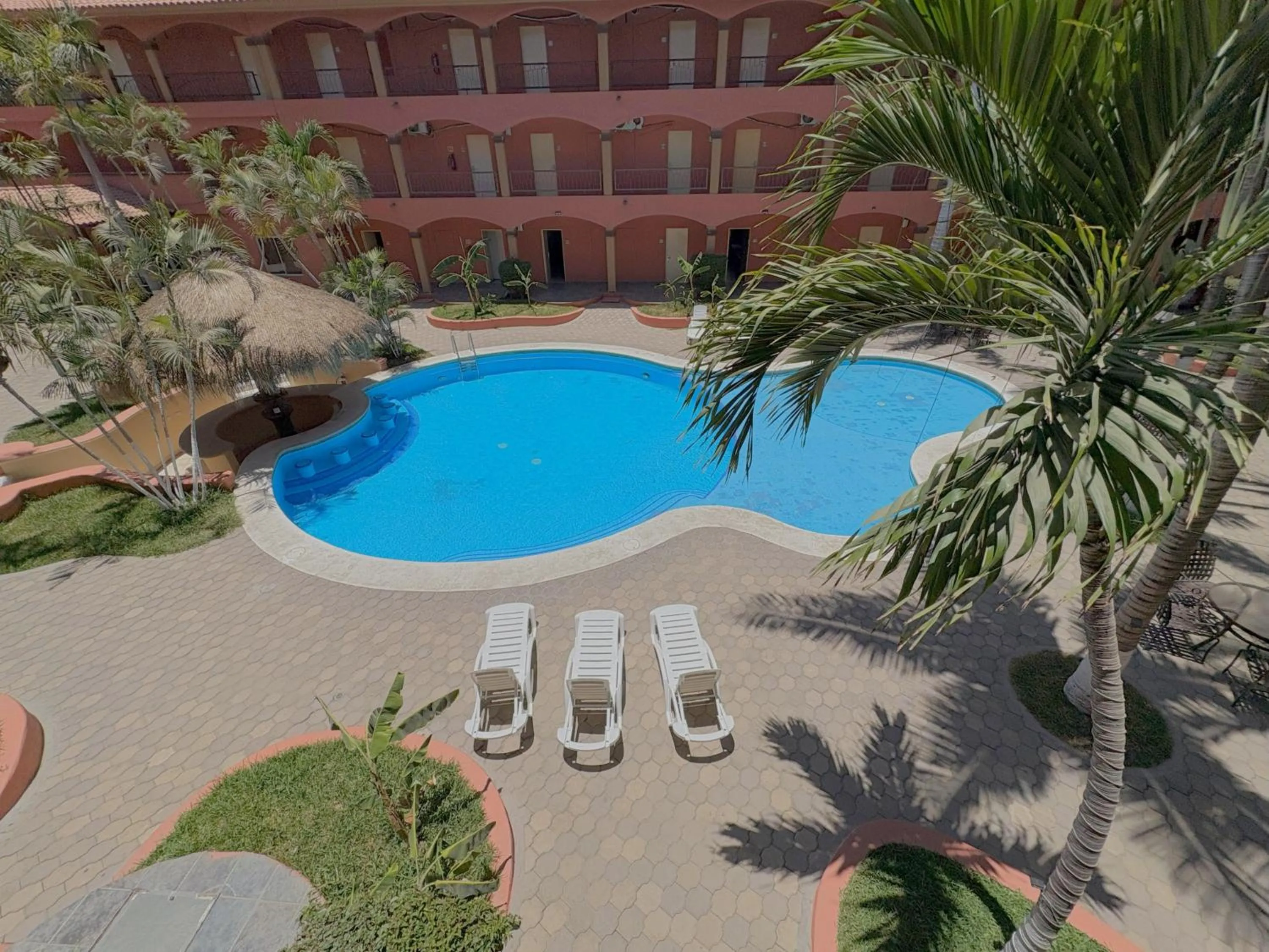 Pool view in Estancia Real Los Cabos
