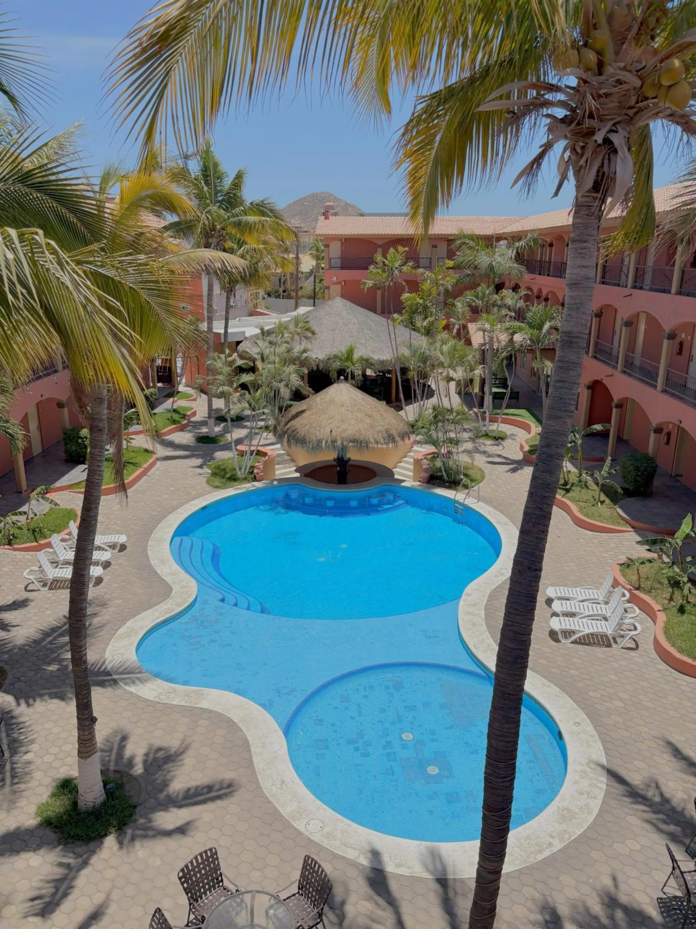Garden view in Estancia Real Los Cabos