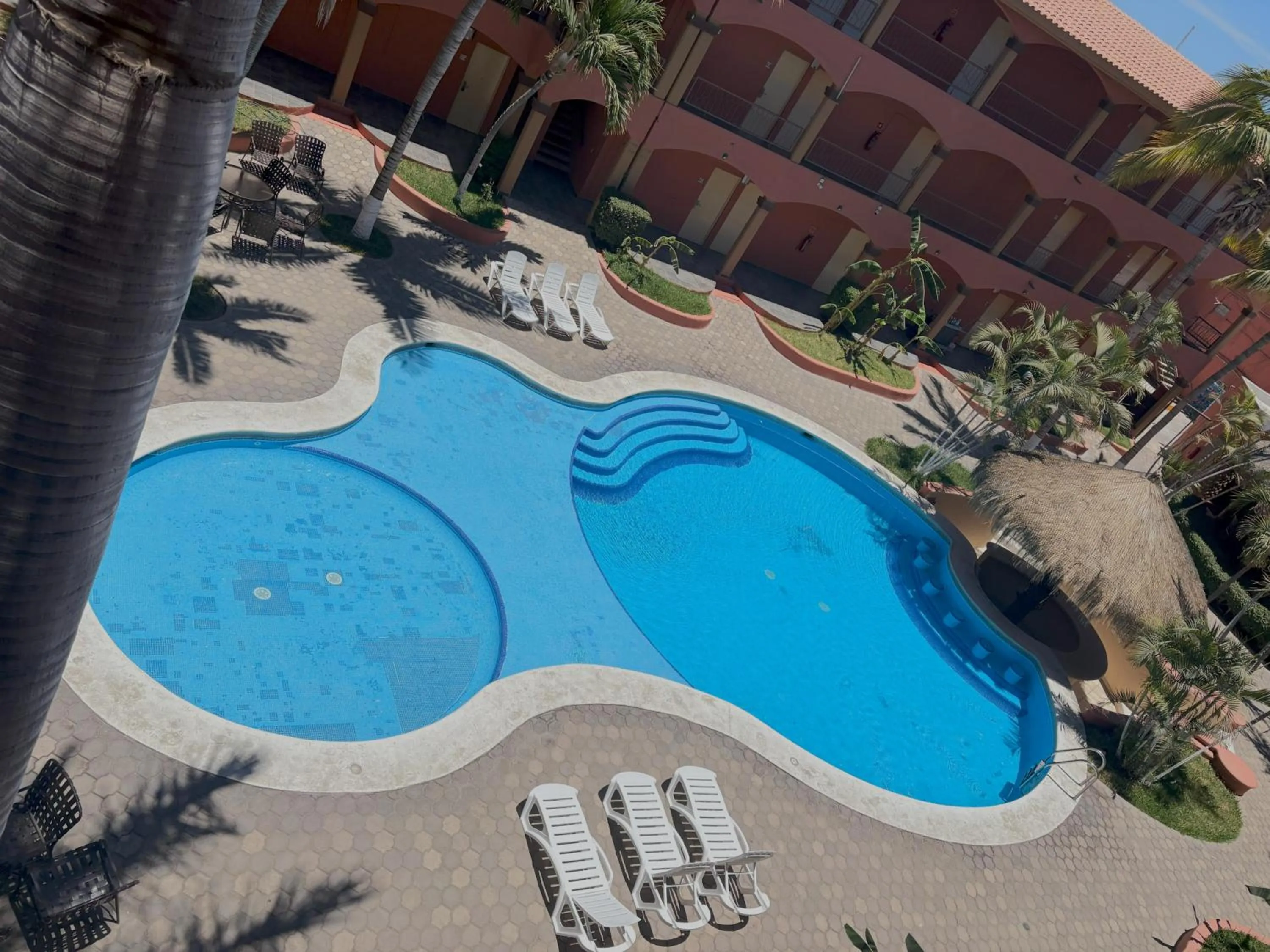Pool view in Estancia Real Los Cabos