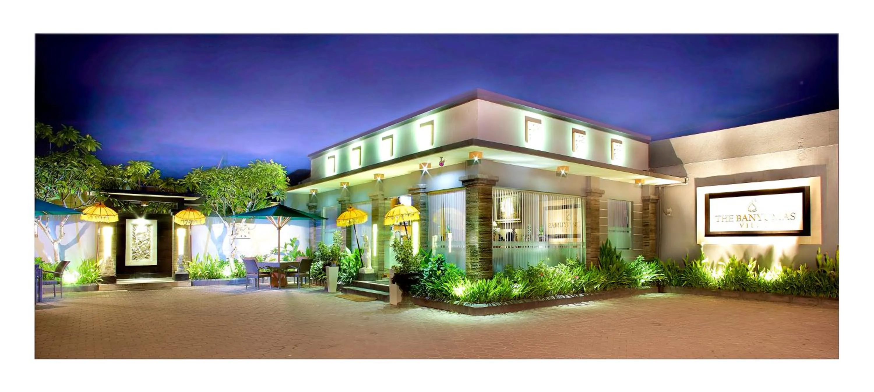 Facade/entrance in The Banyumas Villa