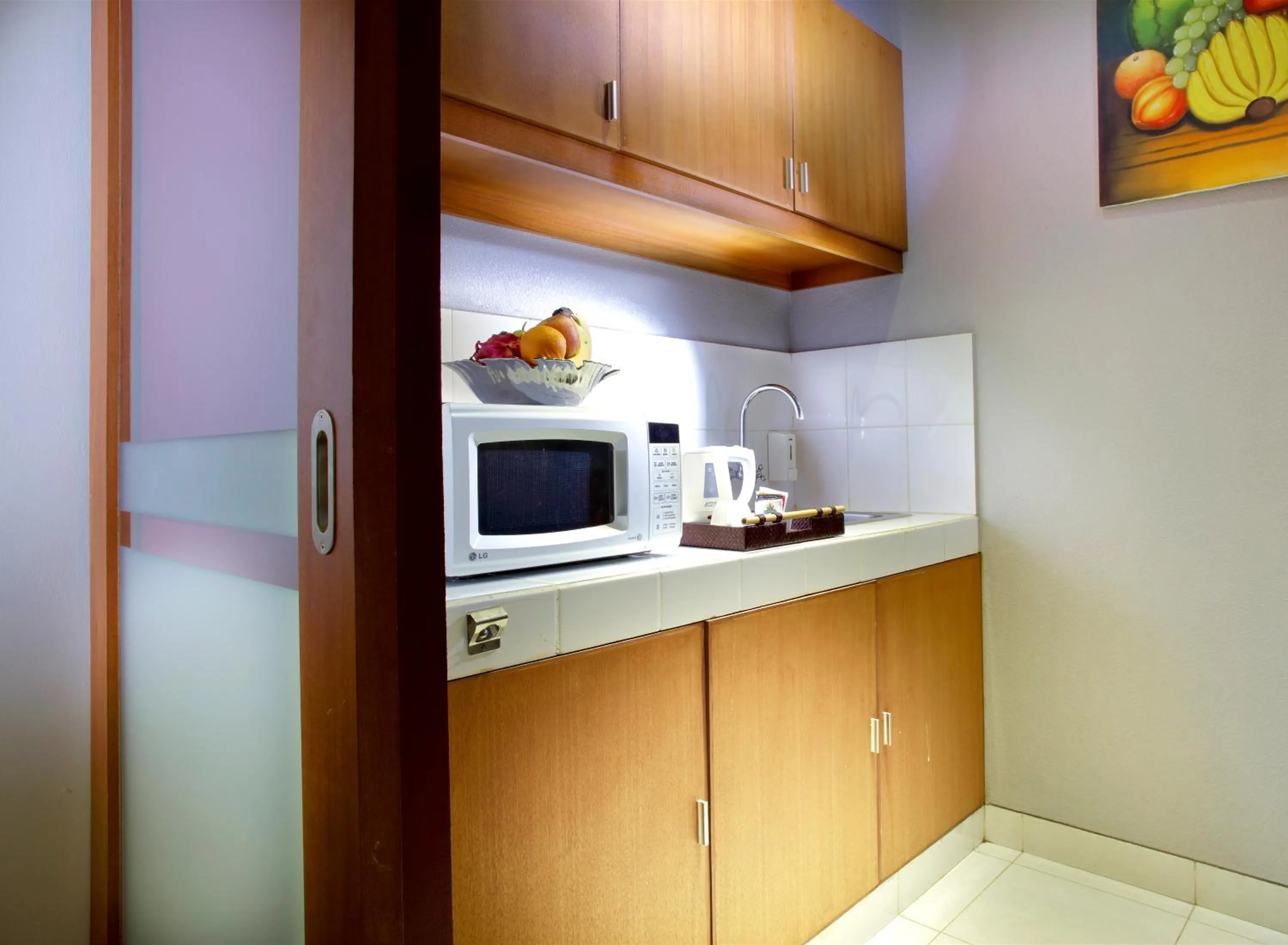 Kitchen or kitchenette in The Banyumas Villa