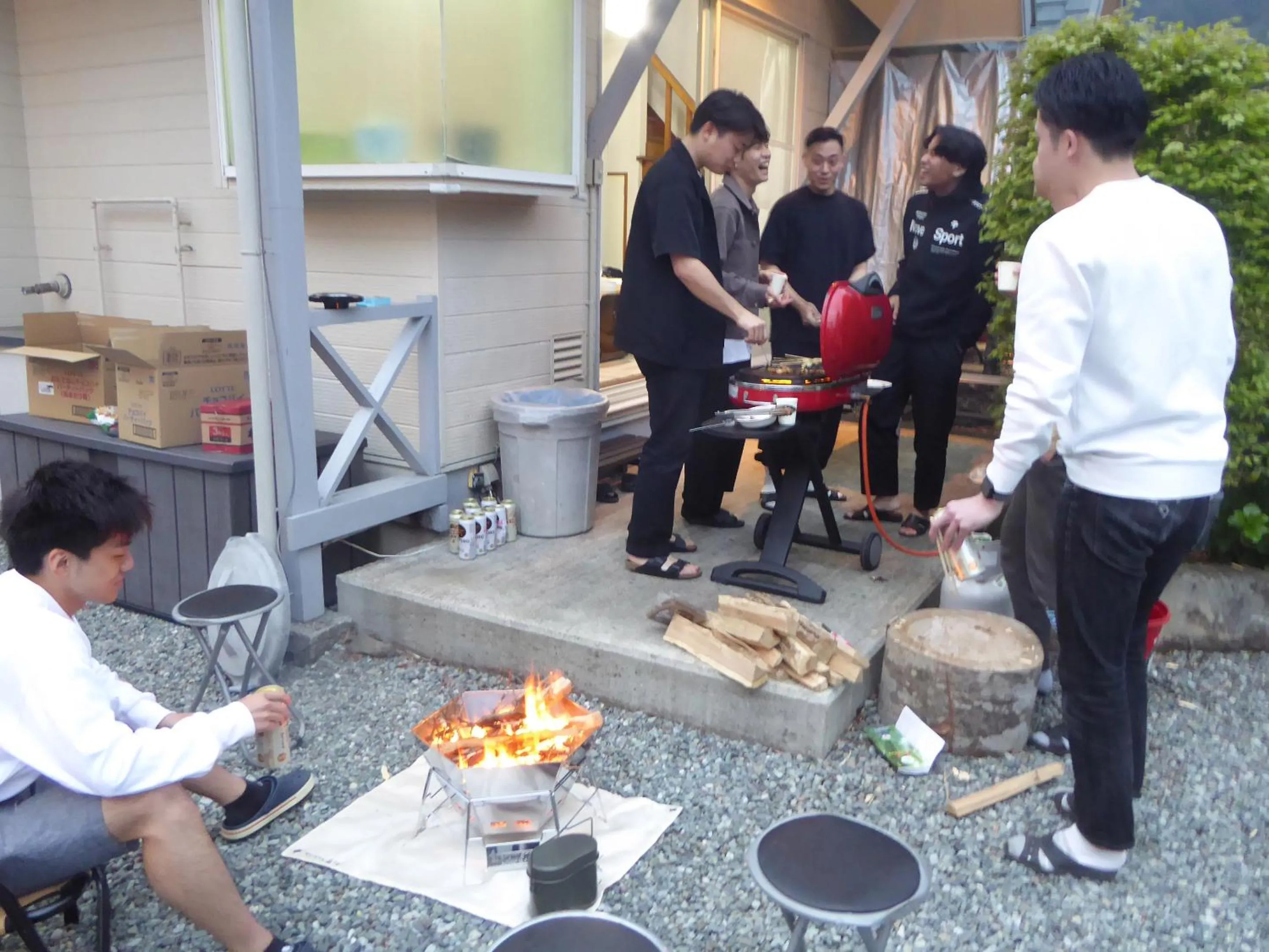 People in Sun Terrace Hakone