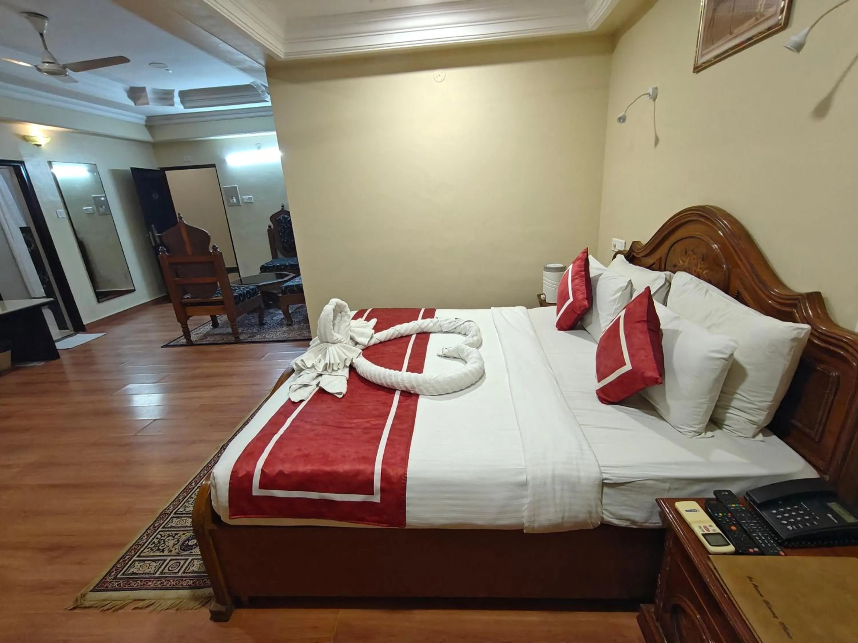 Bed in Chandra Inn