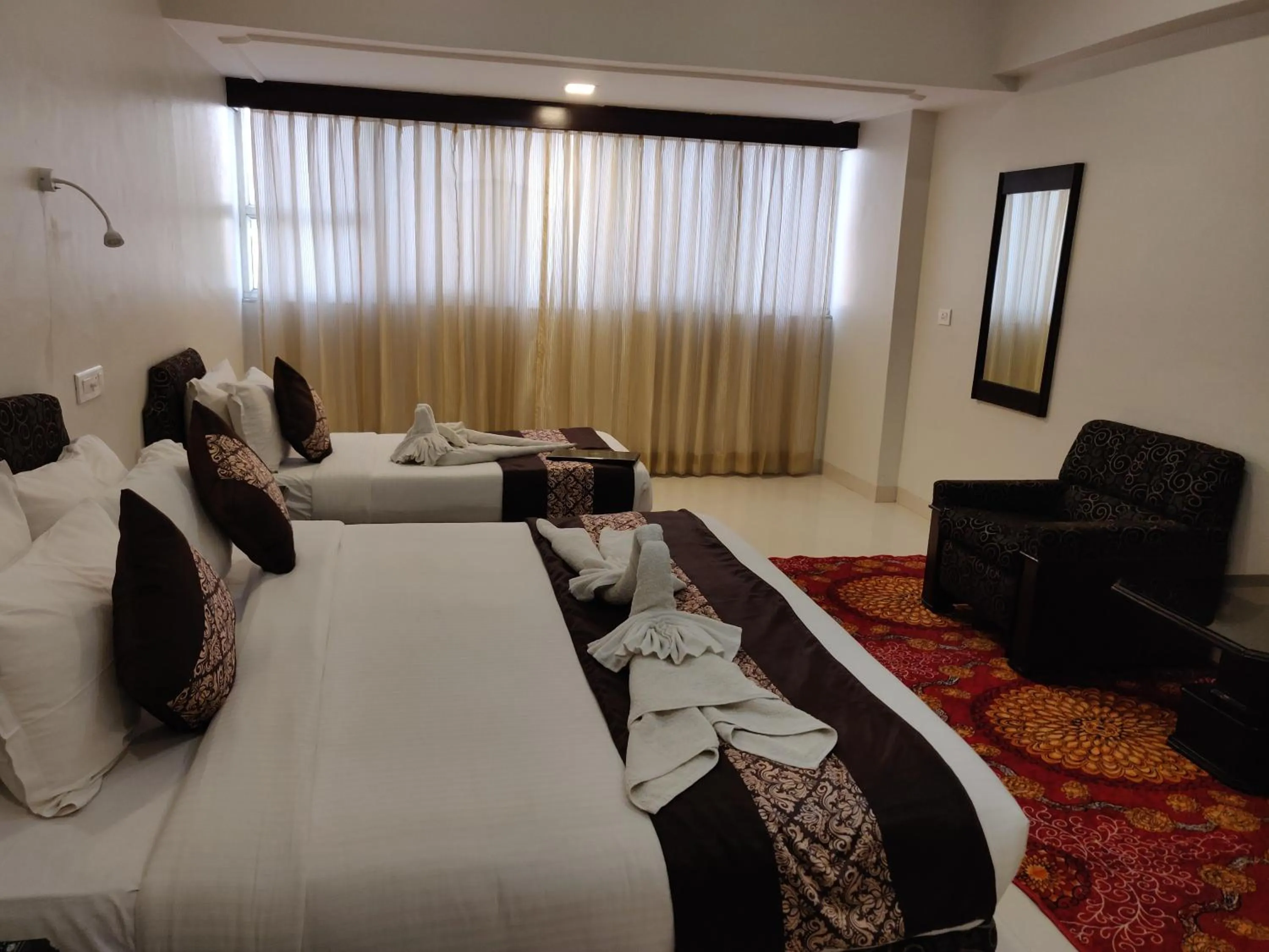 Photo of the whole room, Bed in Chandra Inn