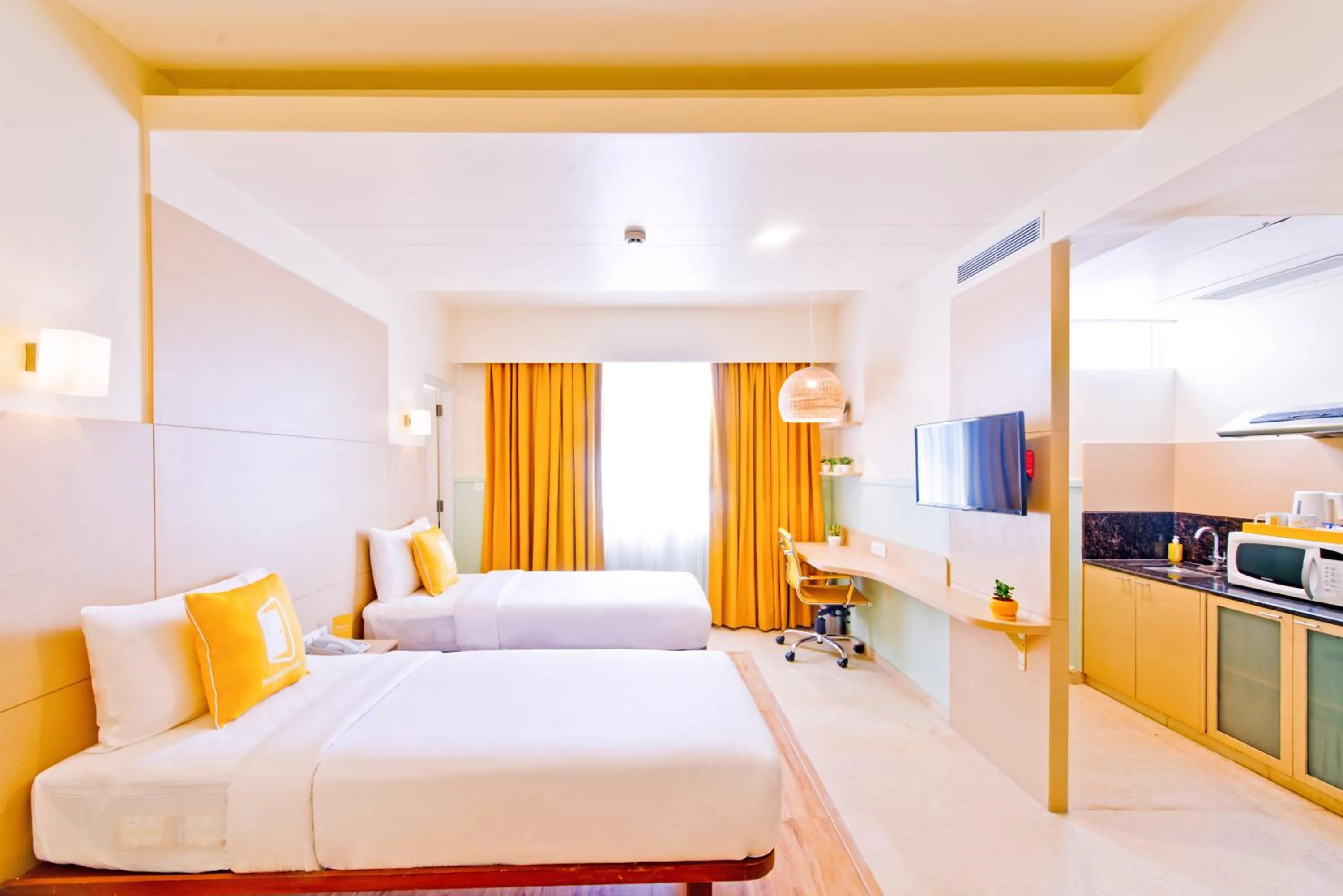 Bedroom, Bed in Bloom Hotel - Indiranagar