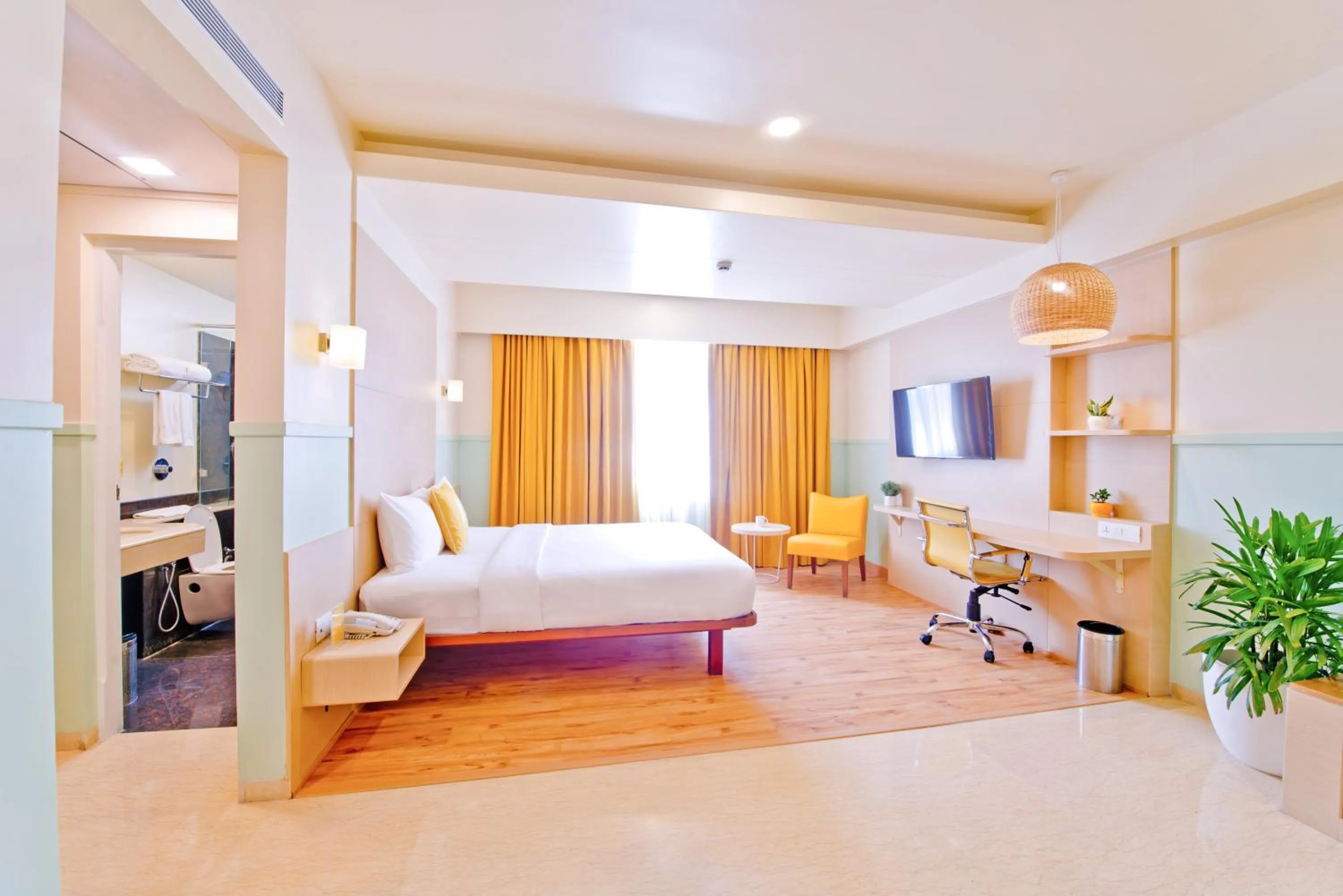 Bedroom, Bed in Bloom Hotel - Indiranagar