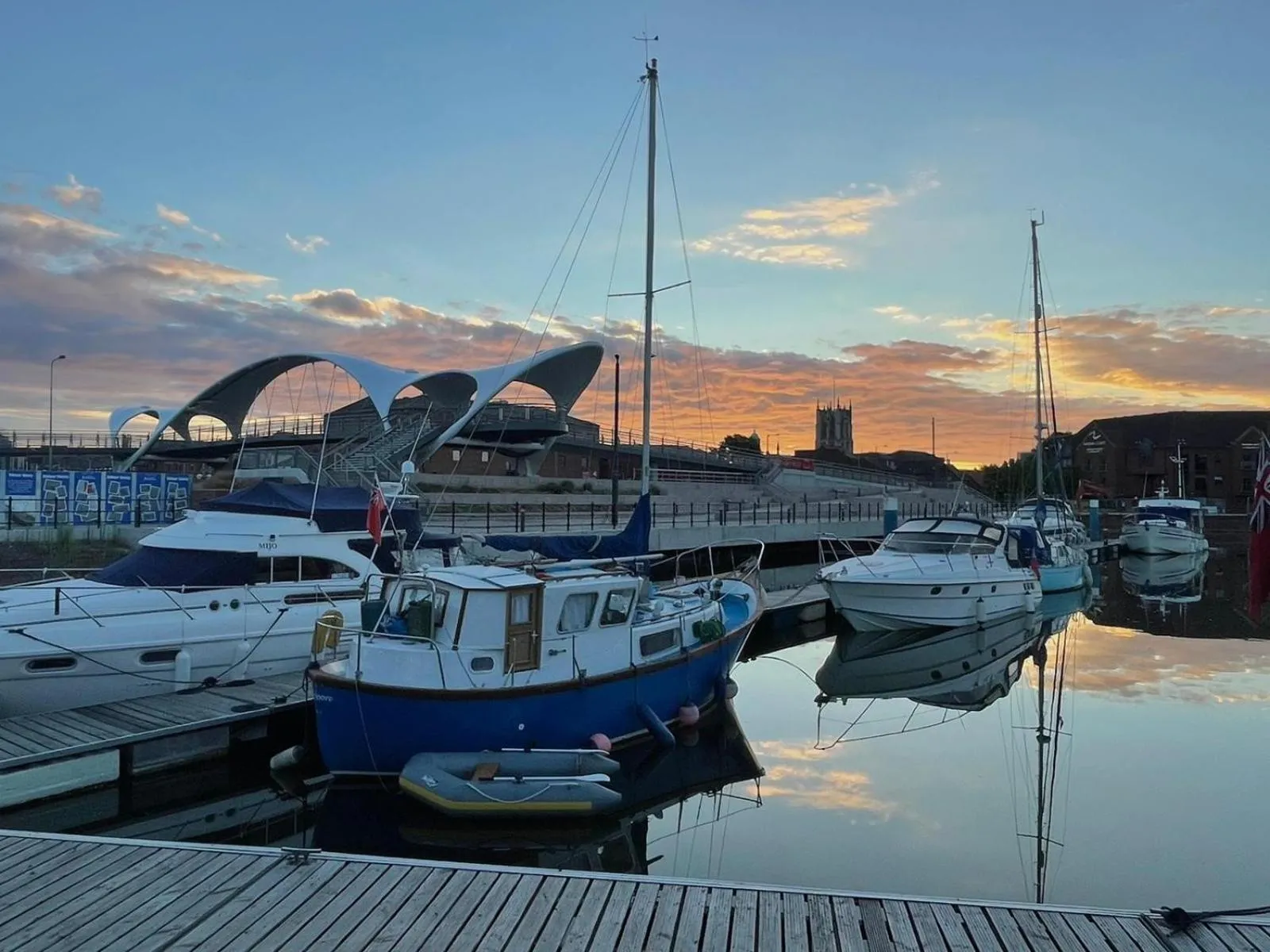 River view in Holiday Inn Hull Marina by IHG