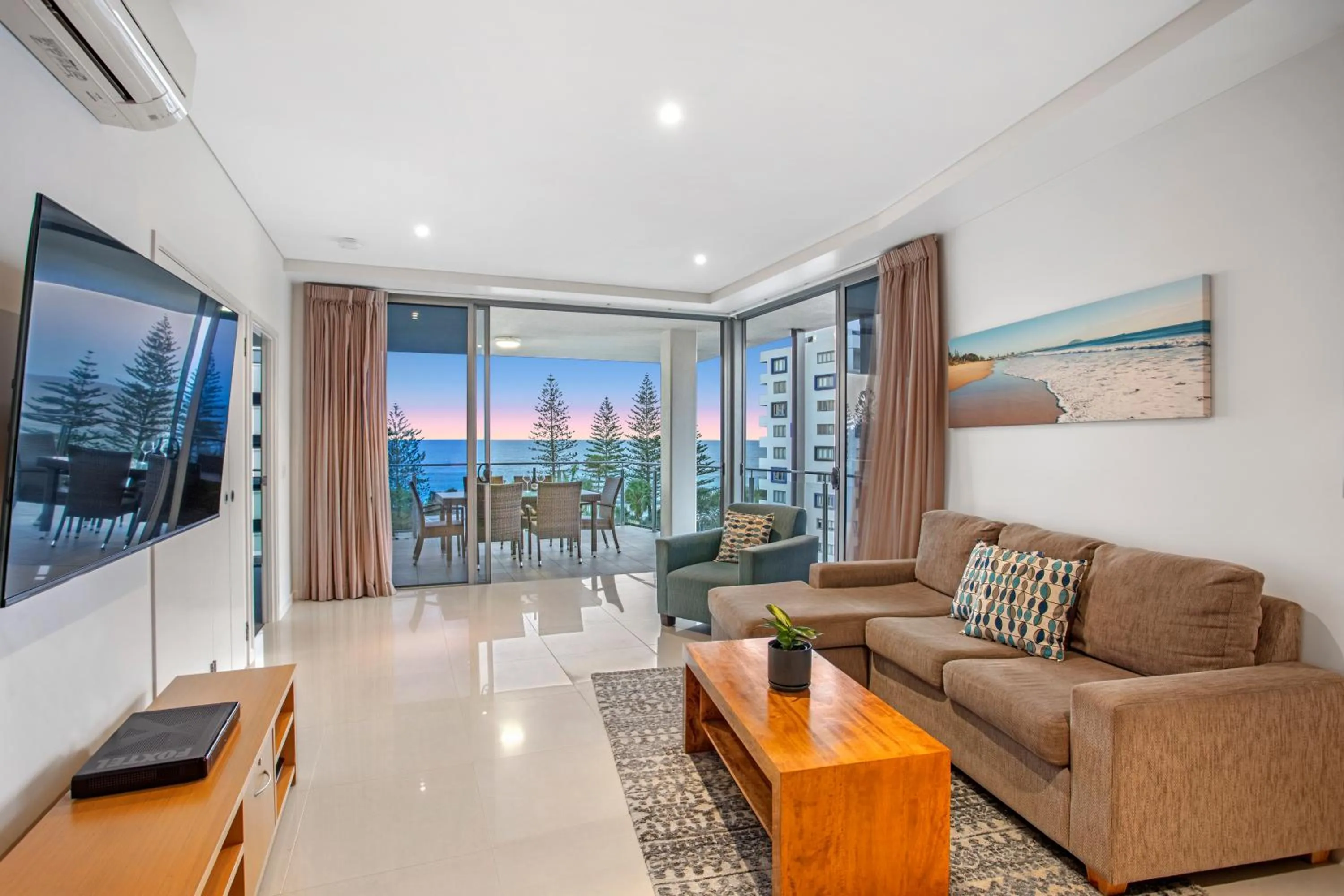 Living room in Coco Mooloolaba
