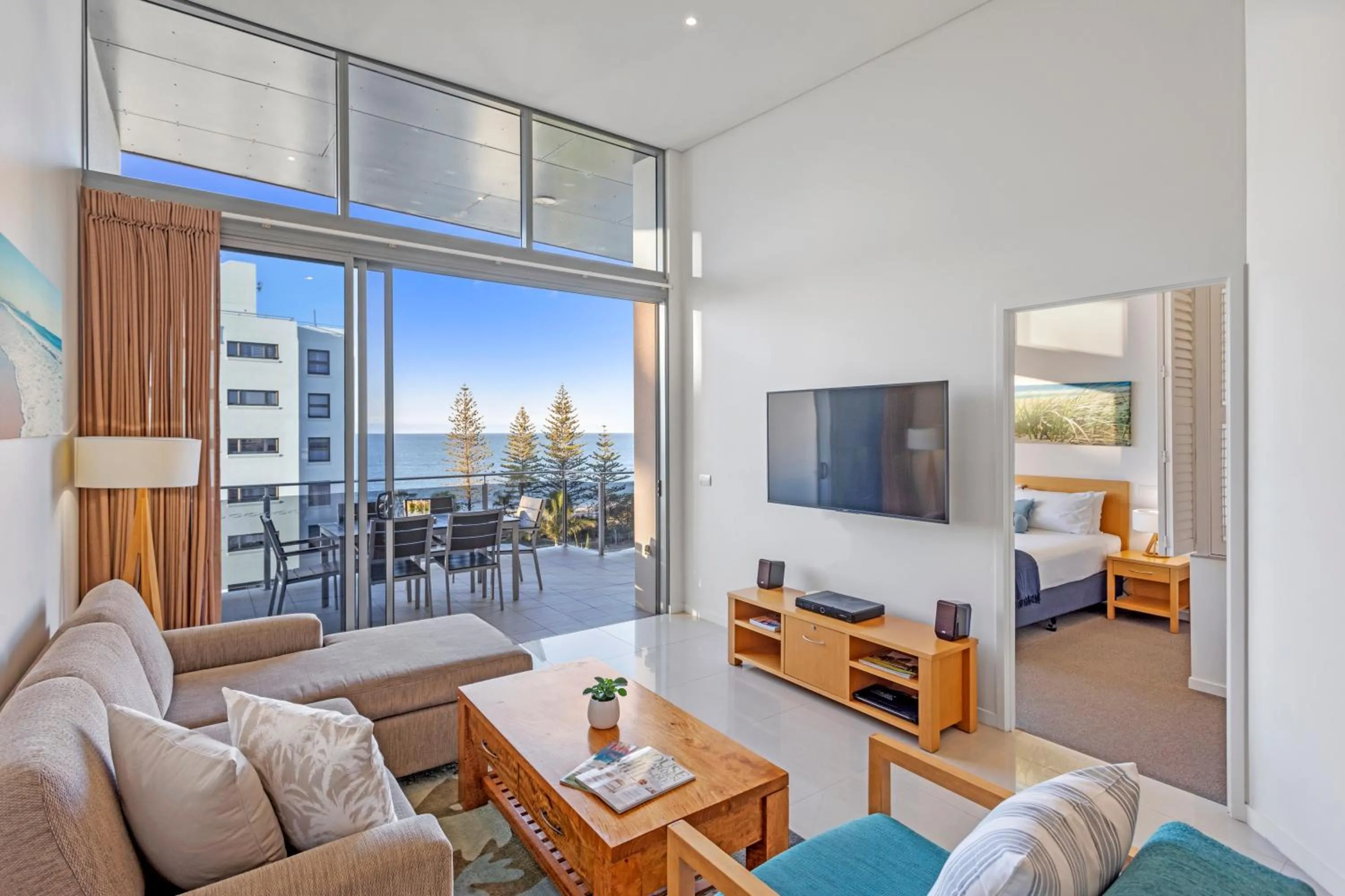 Living room, Bed in Coco Mooloolaba
