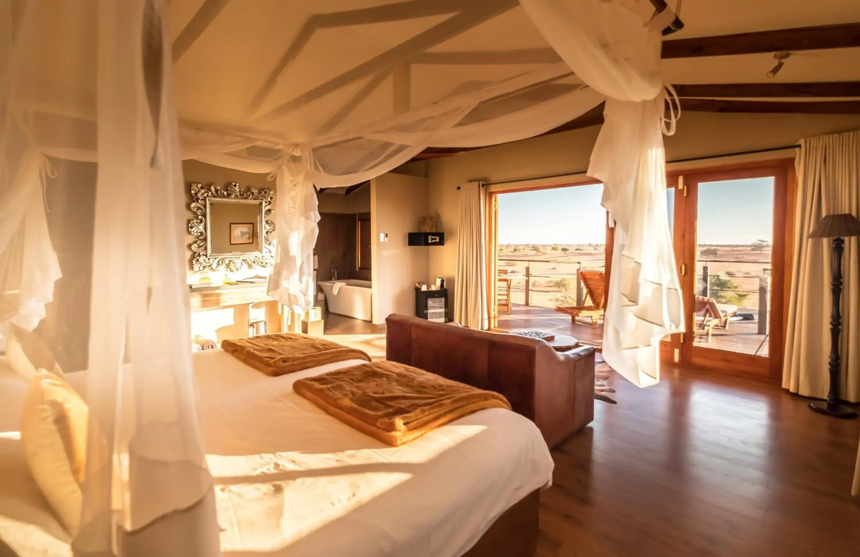 Exclusive Double Room Chalet in Bagatelle Kalahari Game Ranch Exclusive Double Room Chalet in Bagatelle Kalahari Game Ranch