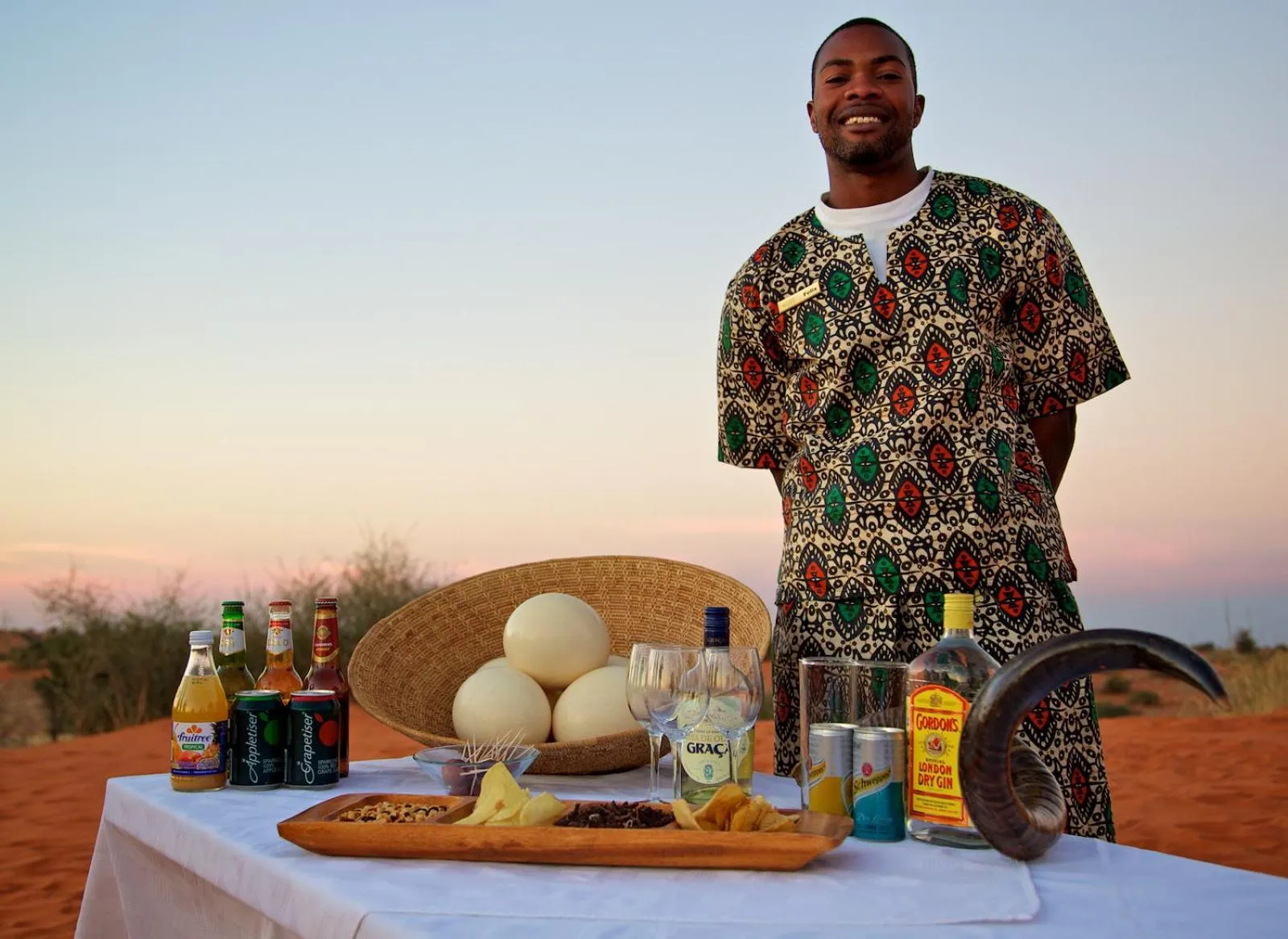 Food in Bagatelle Kalahari Game Ranch