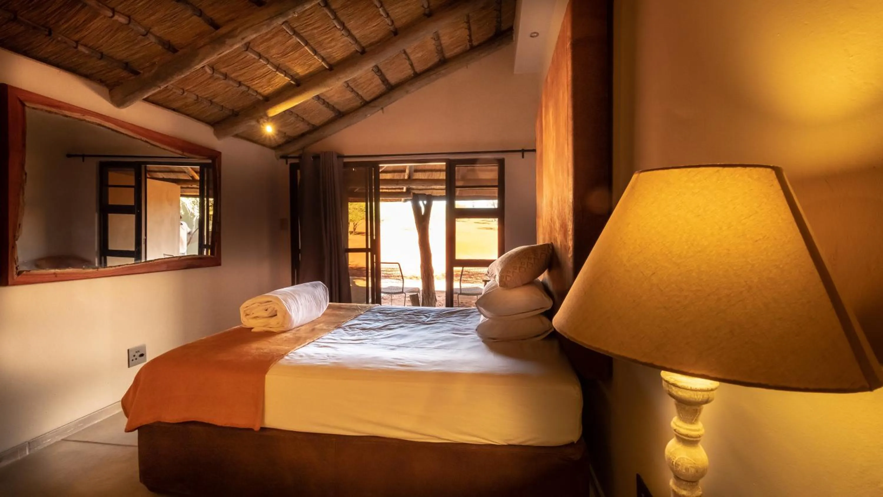 Bed in Bagatelle Kalahari Game Ranch