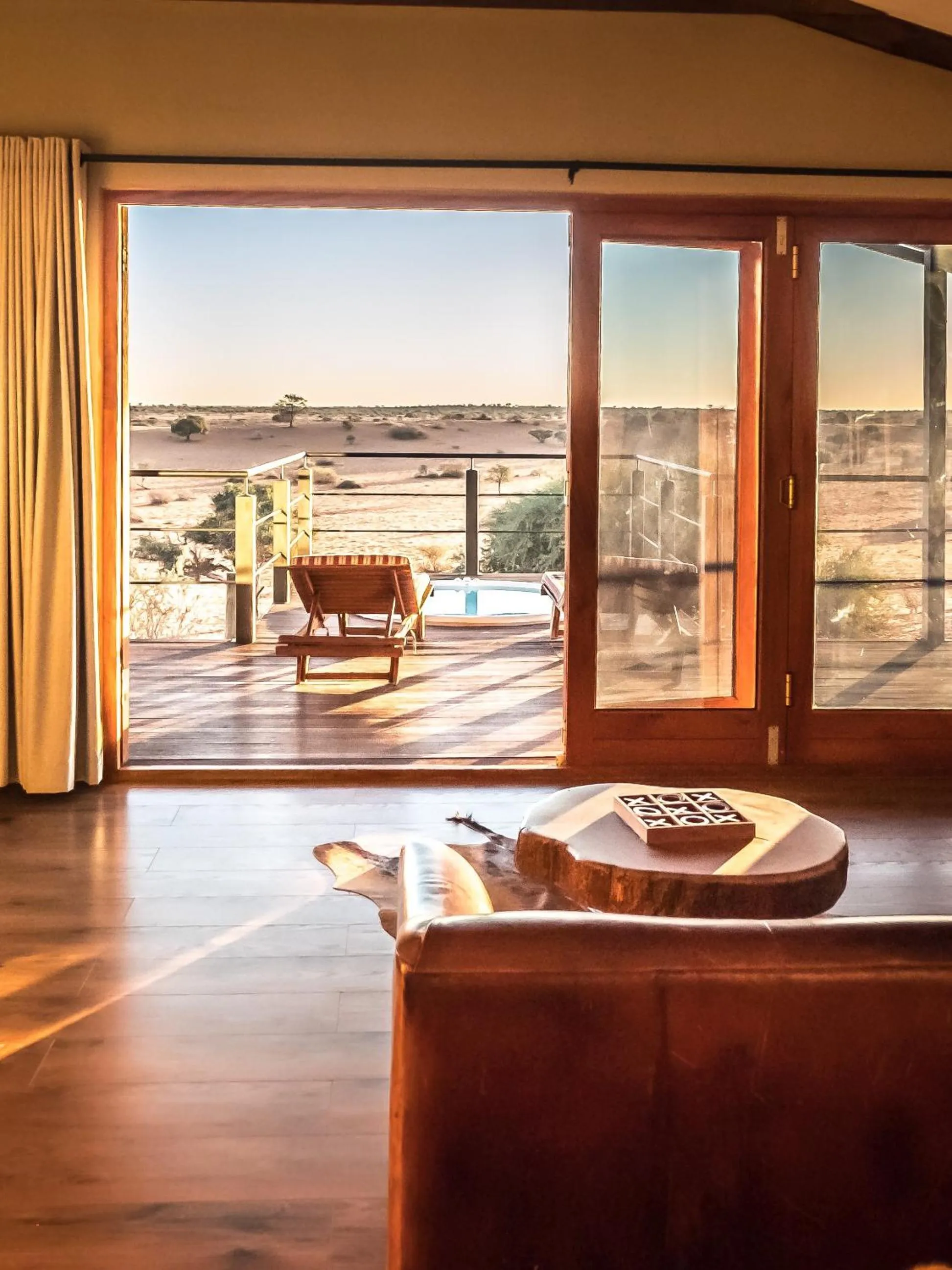 Balcony/Terrace in Bagatelle Kalahari Game Ranch