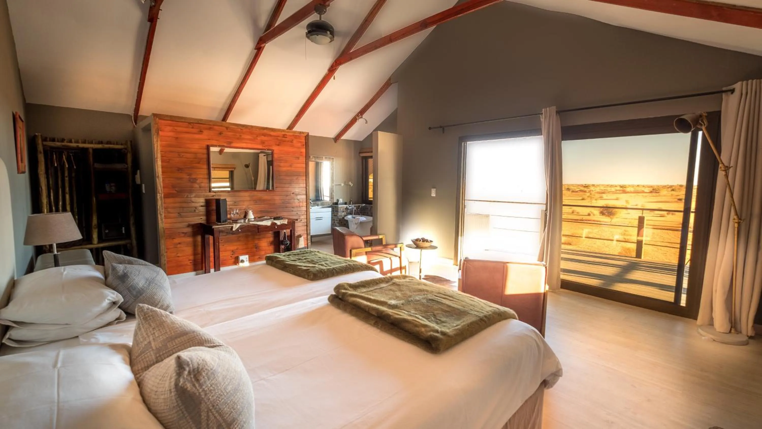 Bed in Bagatelle Kalahari Game Ranch