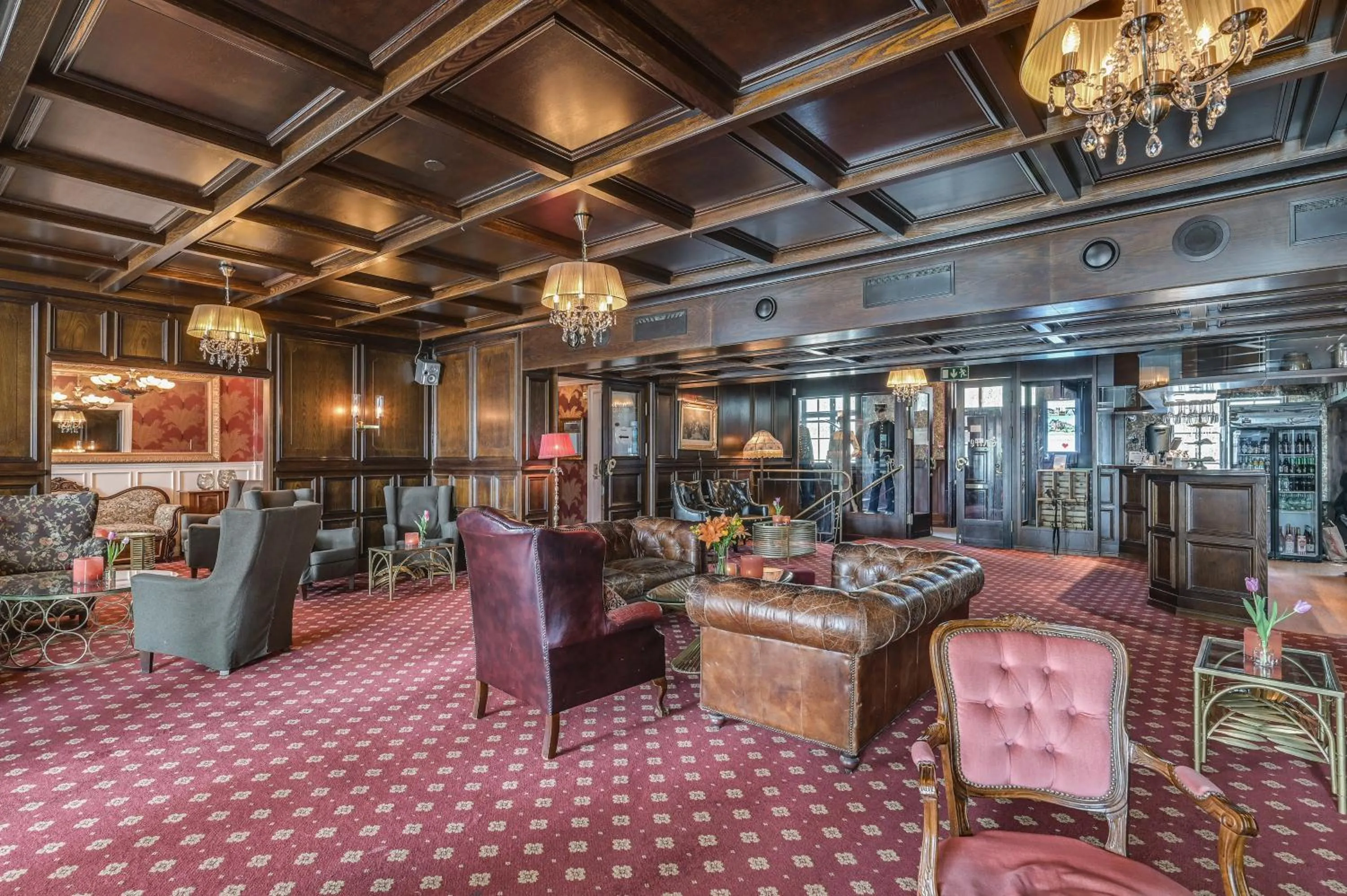Seating area in Hotell Plevnagården
