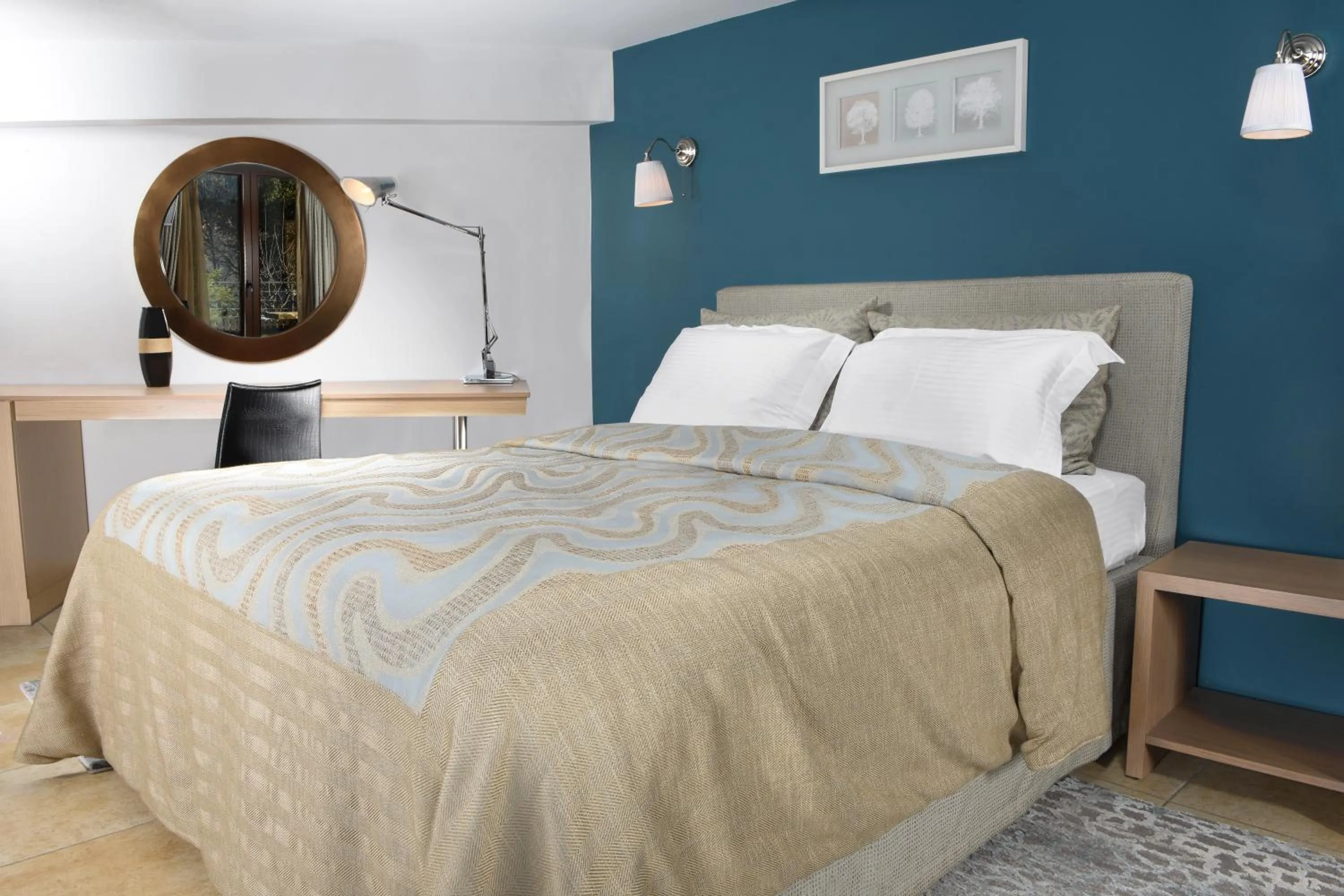 Bed in Forest Suites Boutique Hotel