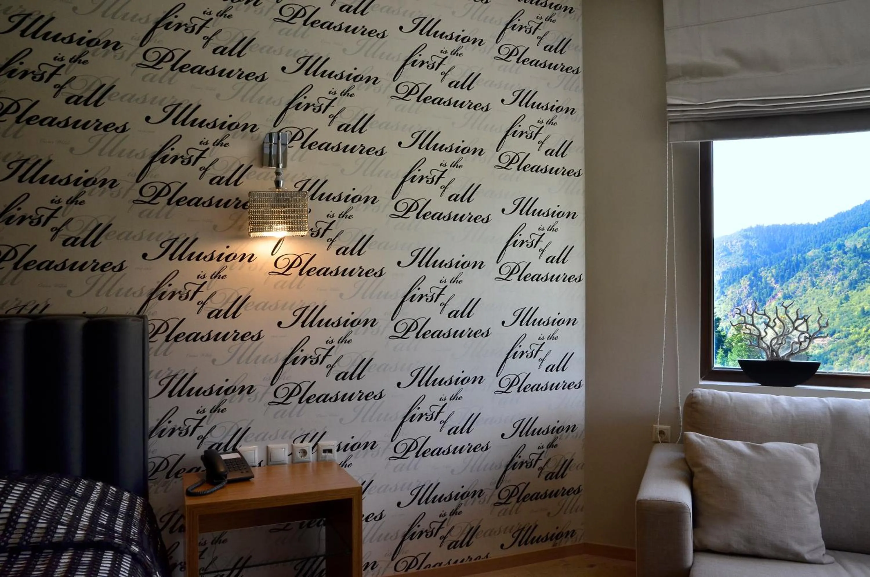 Decorative detail in Forest Suites Boutique Hotel