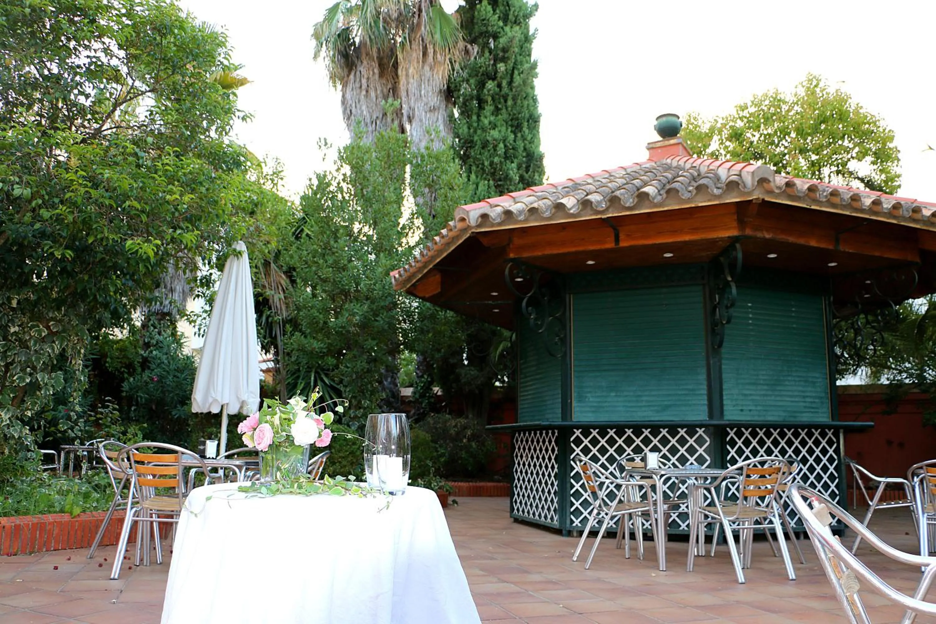 On site in Hotel Cristina