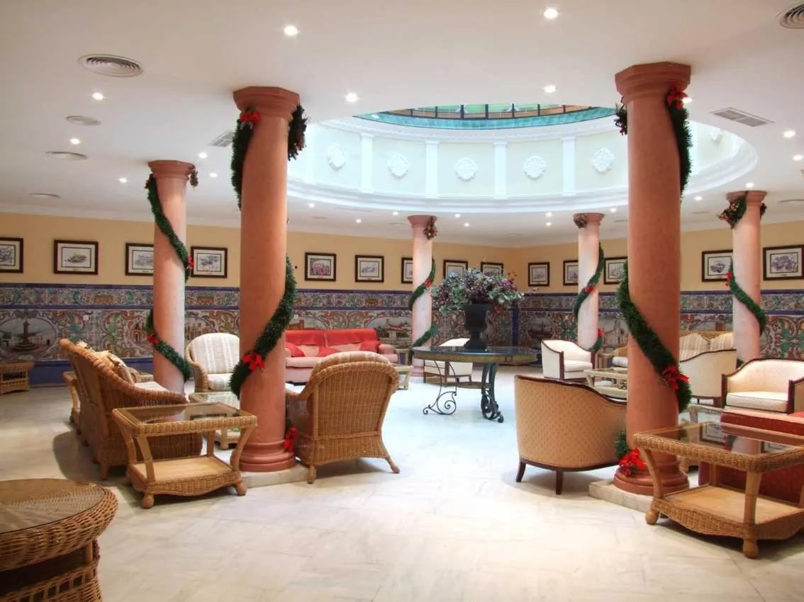 Lobby or reception in Hotel Cristina