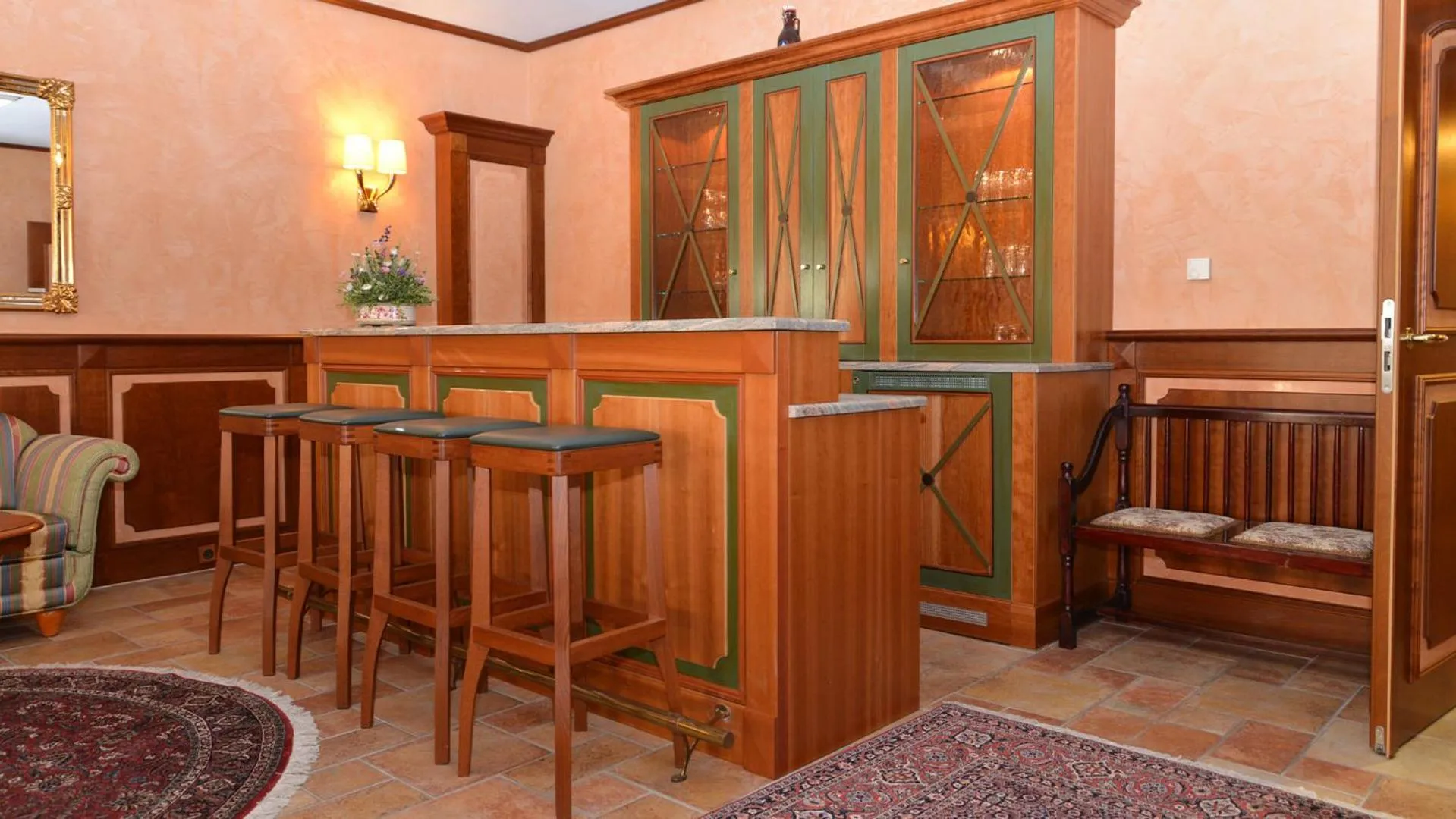 Lobby or reception in Altstadthotel Bräuwirt