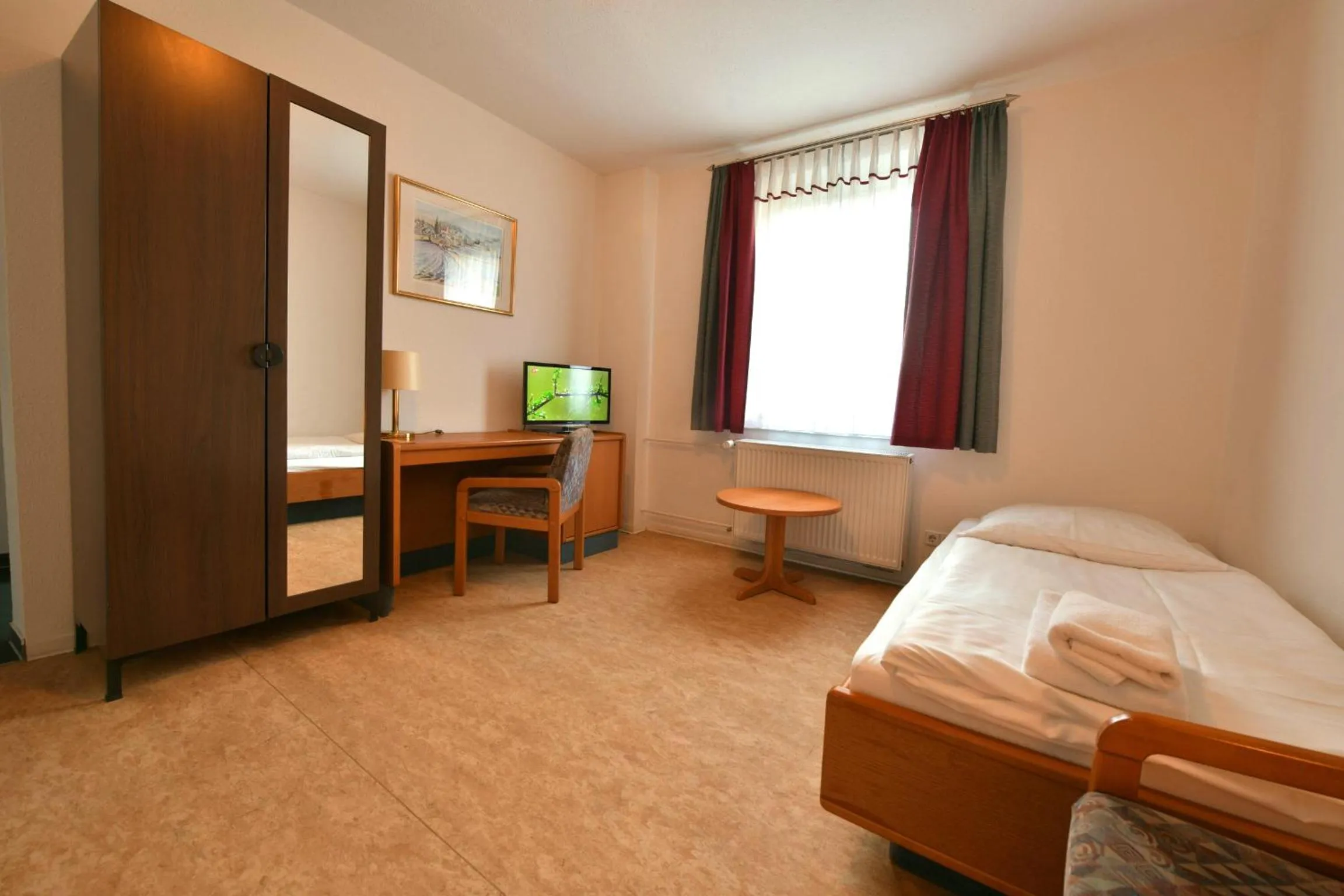 Bed in SKYAPPART Merseburg