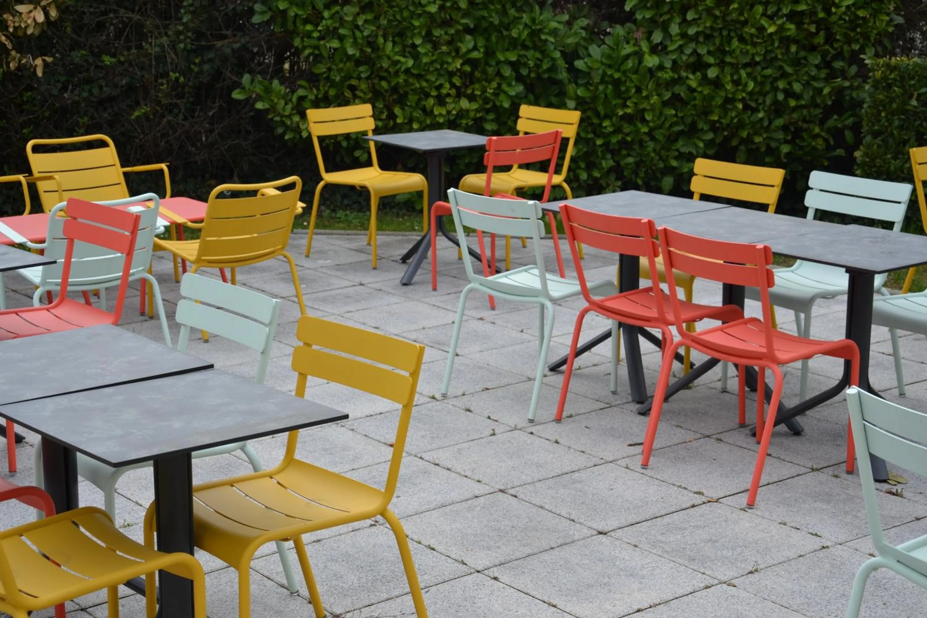 Patio in ibis Chambery