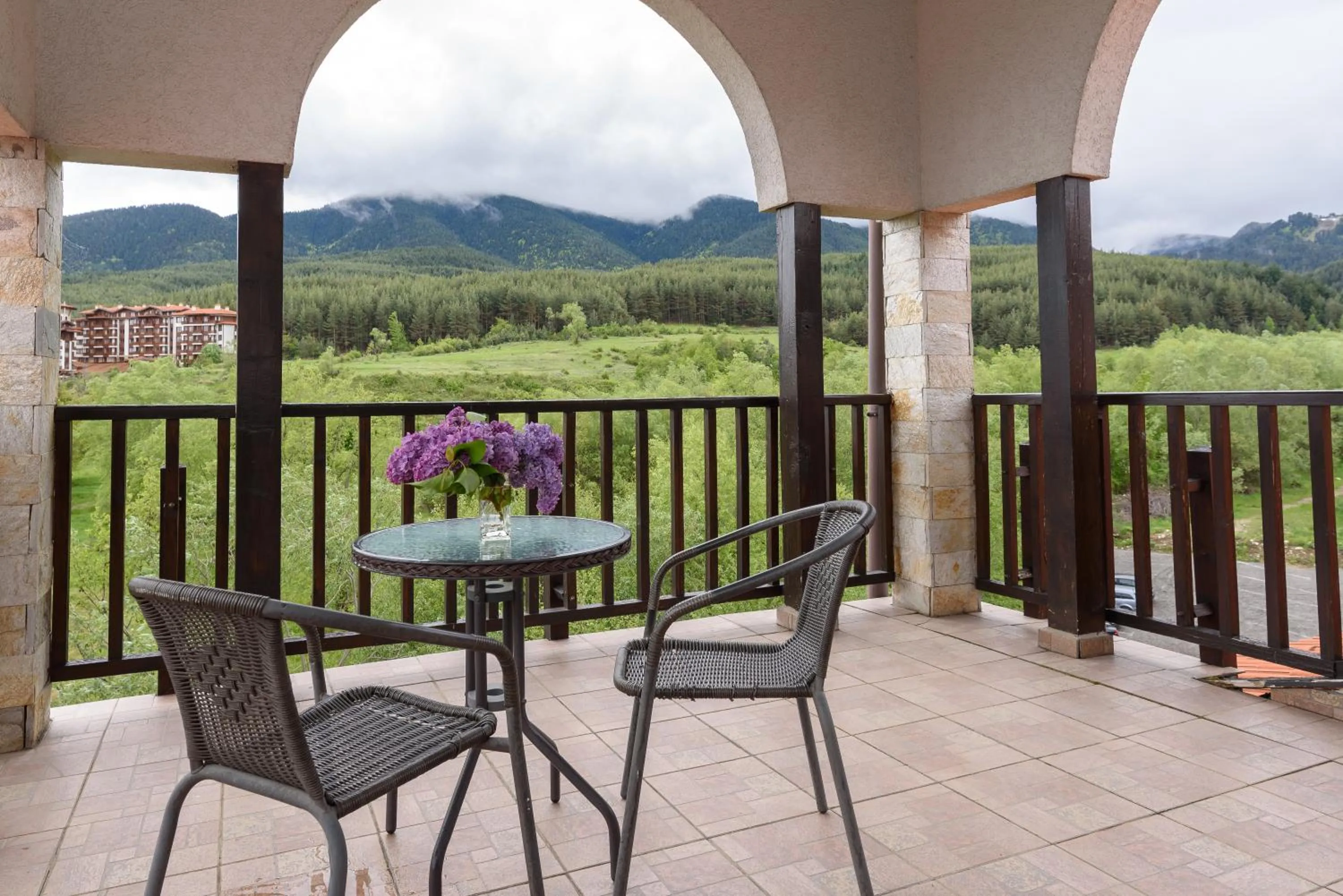 Balcony/Terrace in Grand Royale Apartment Complex & Spa