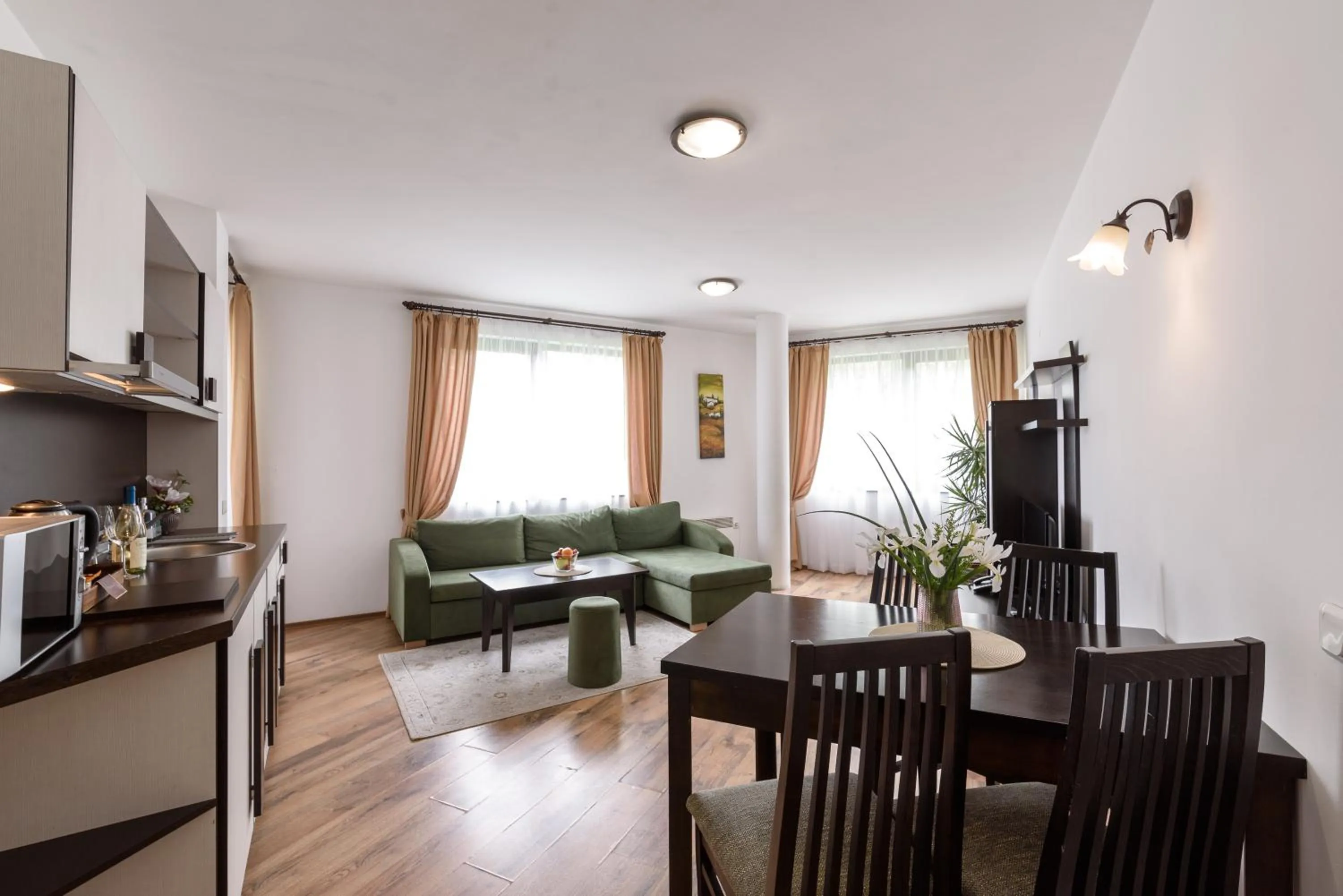 Communal lounge/ TV room in Grand Royale Apartment Complex & Spa