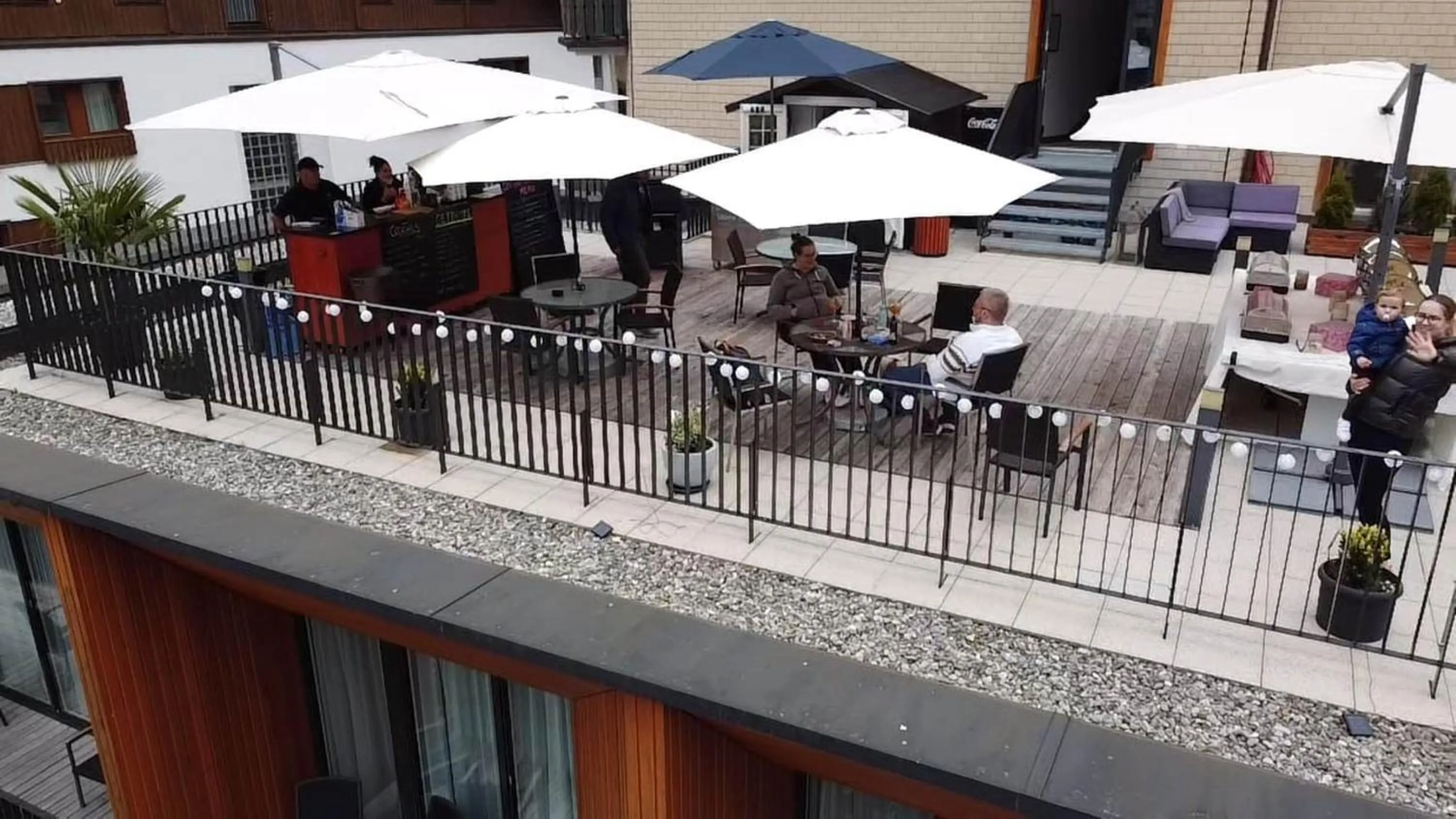 Balcony/Terrace in Hotel Central