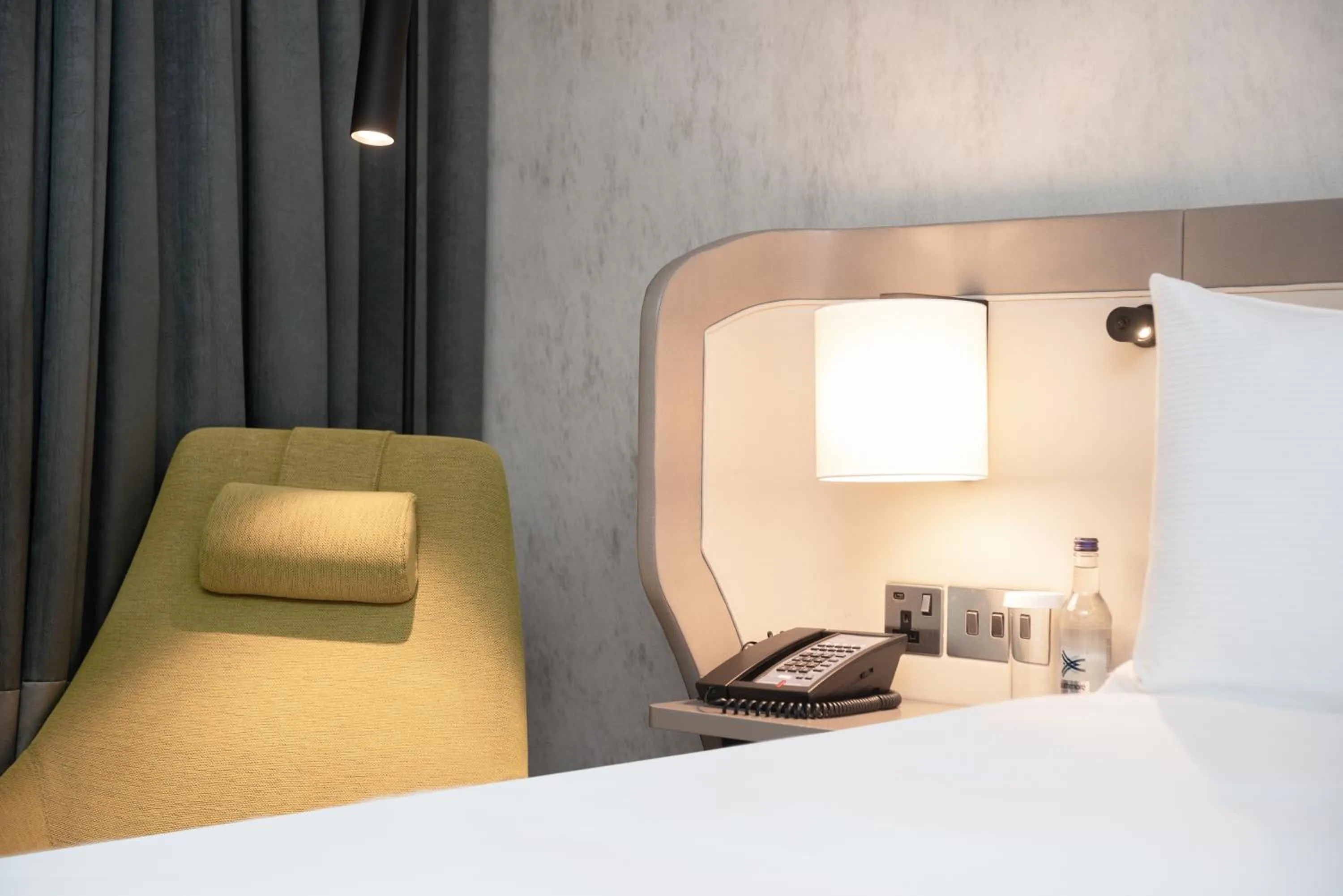 Decorative detail, Bed in Hilton London Heathrow Airport