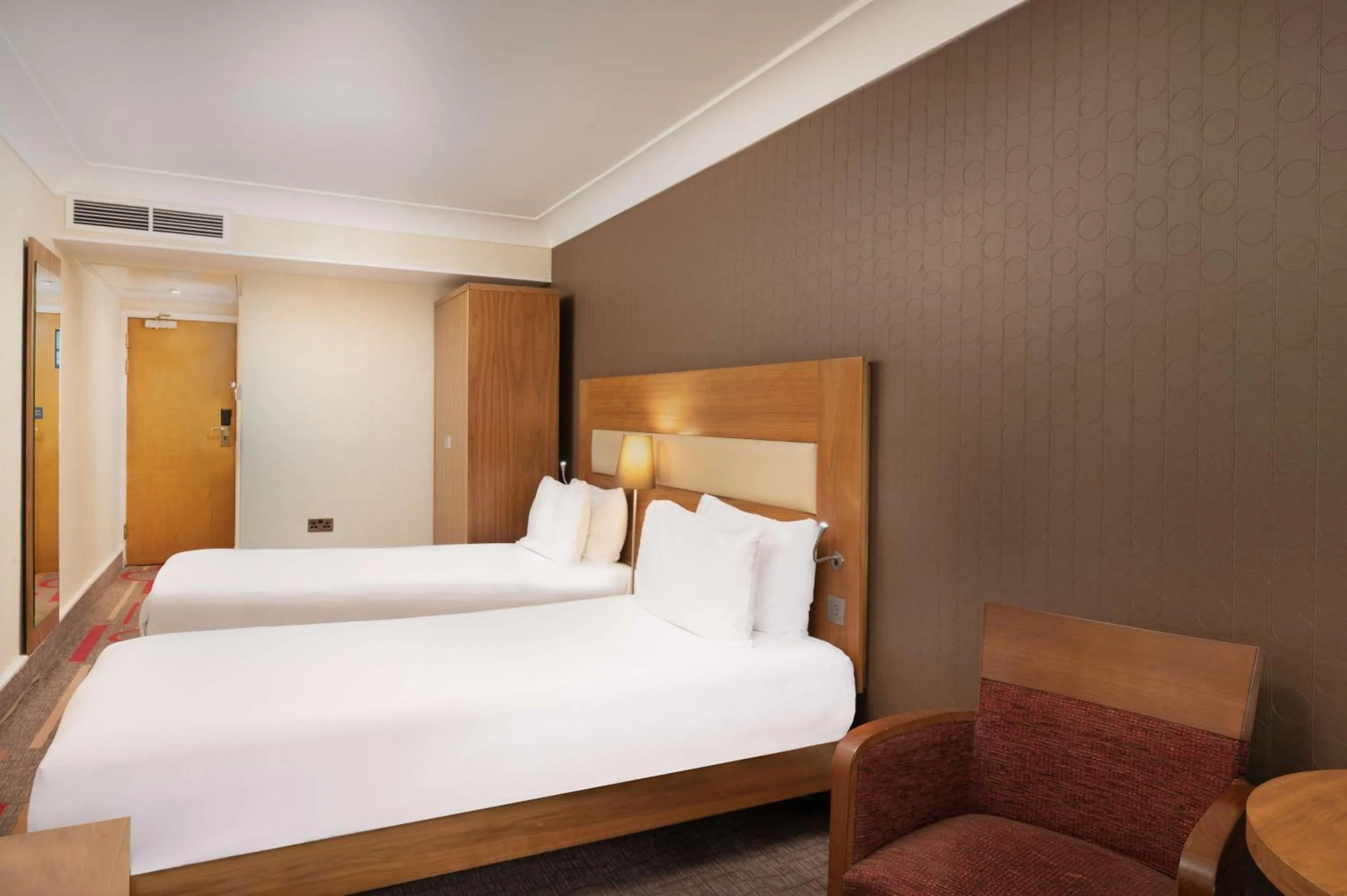 Bed in Hilton London Olympia