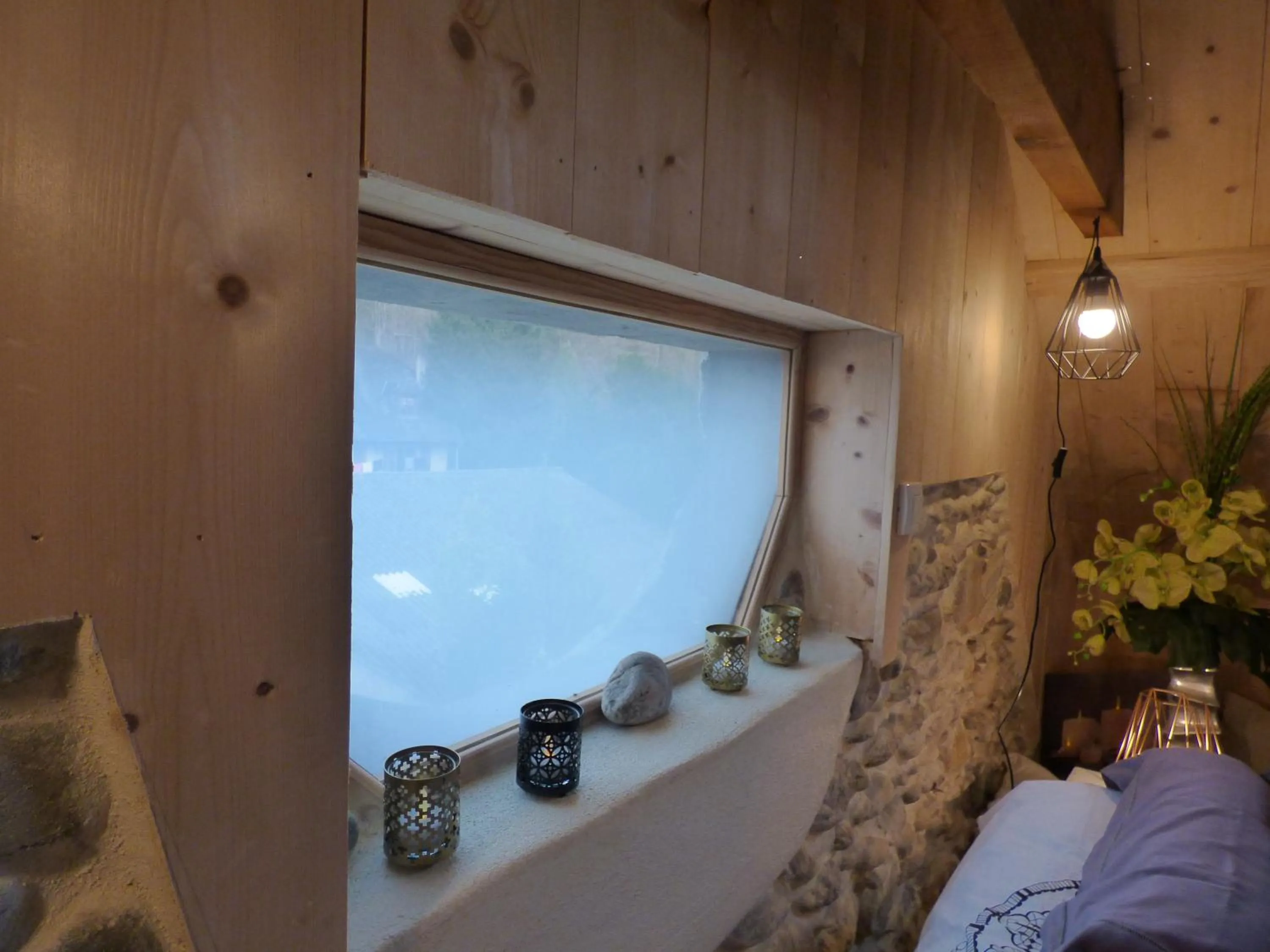 Bed in Chambres d'hôtes Chez Valérie Garage motos et vélos