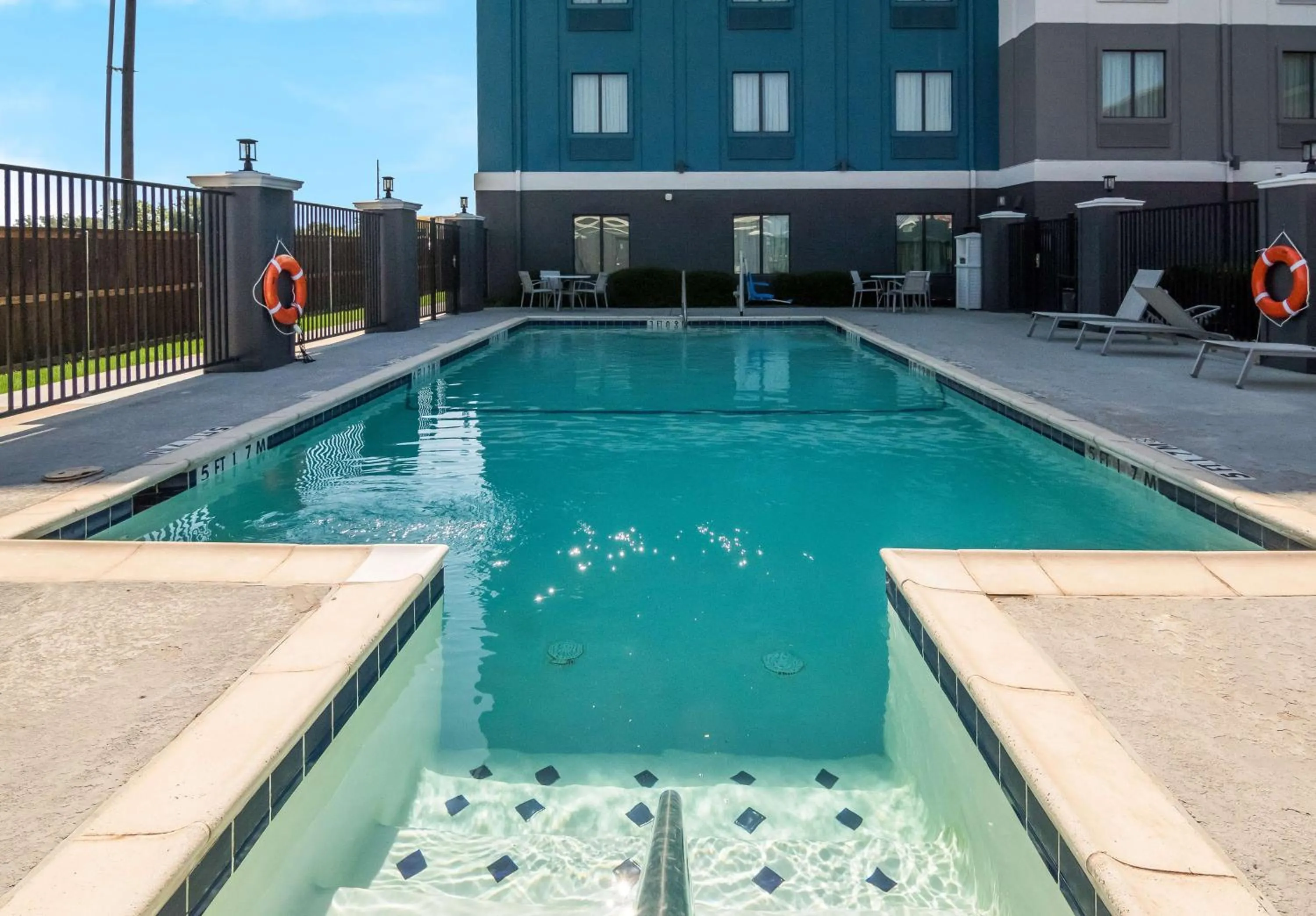 Pool view in Best Western Eastland