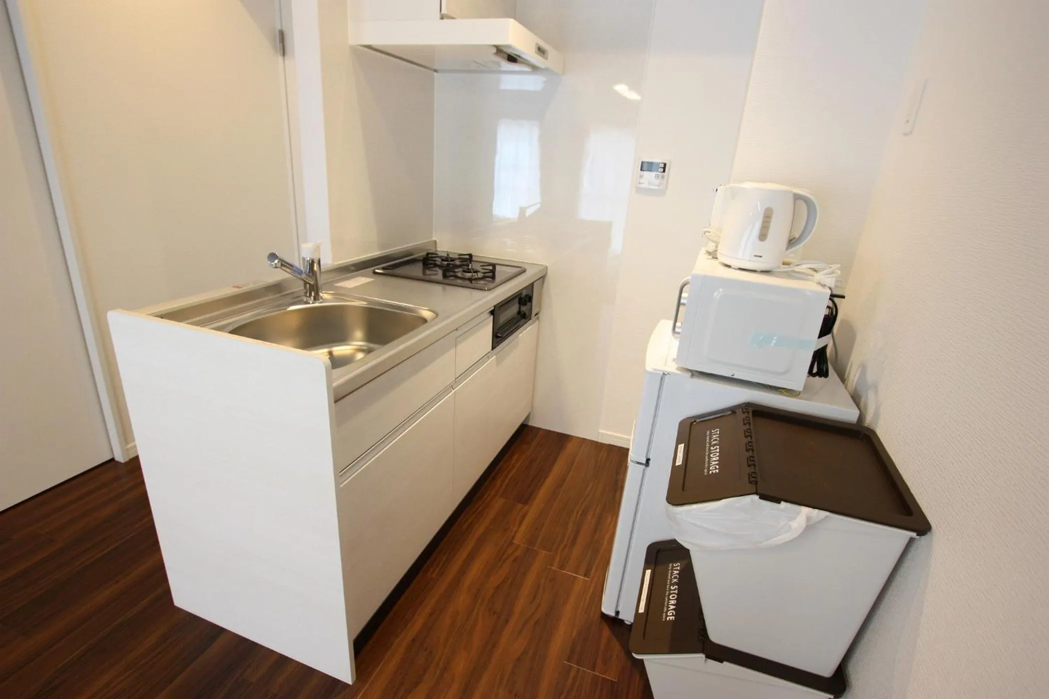 Kitchen or kitchenette in Forest inn Tenjinminami