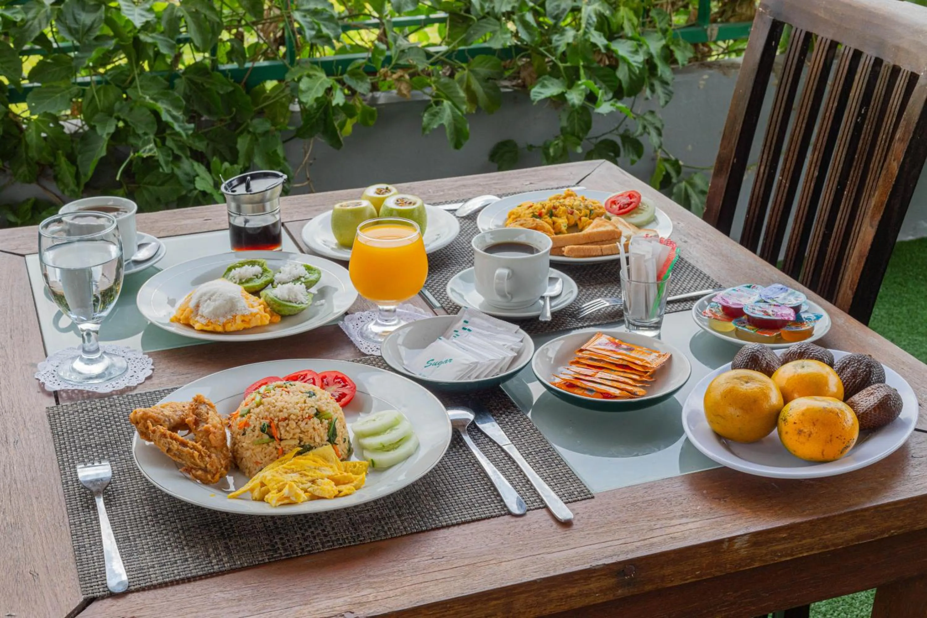 Food and drinks in Mandhasativa Homestay