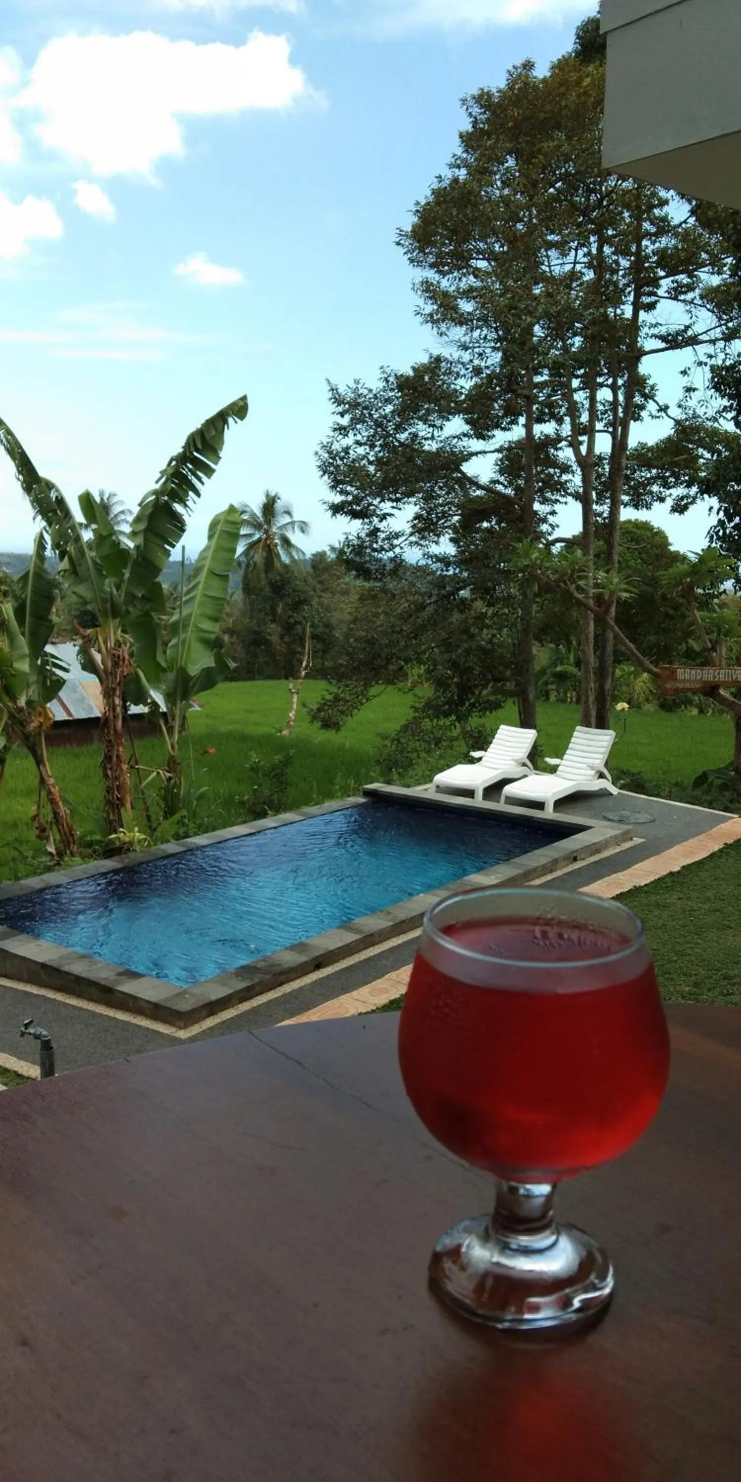 Patio in Mandhasativa Homestay