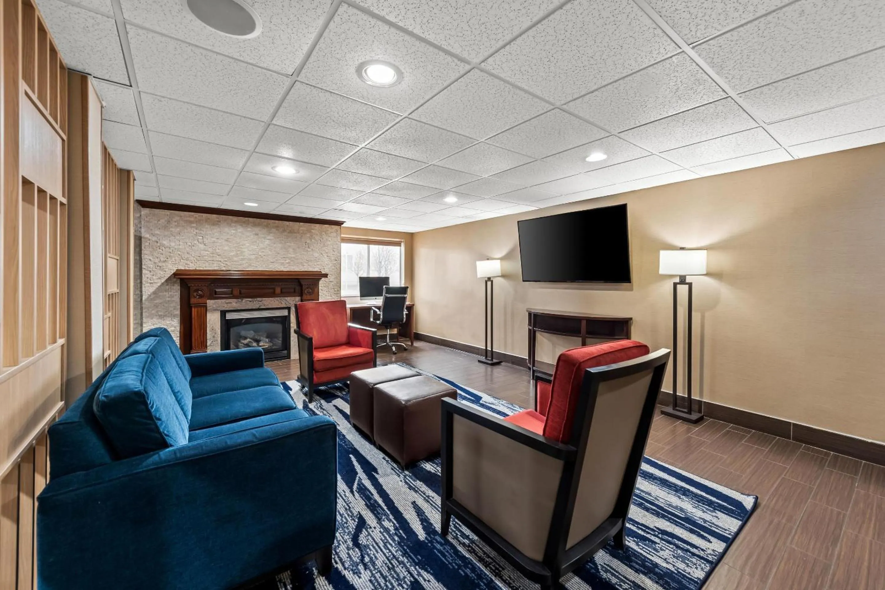 Lobby or reception in Comfort Inn & Suites Fairborn near Wright Patterson AFB