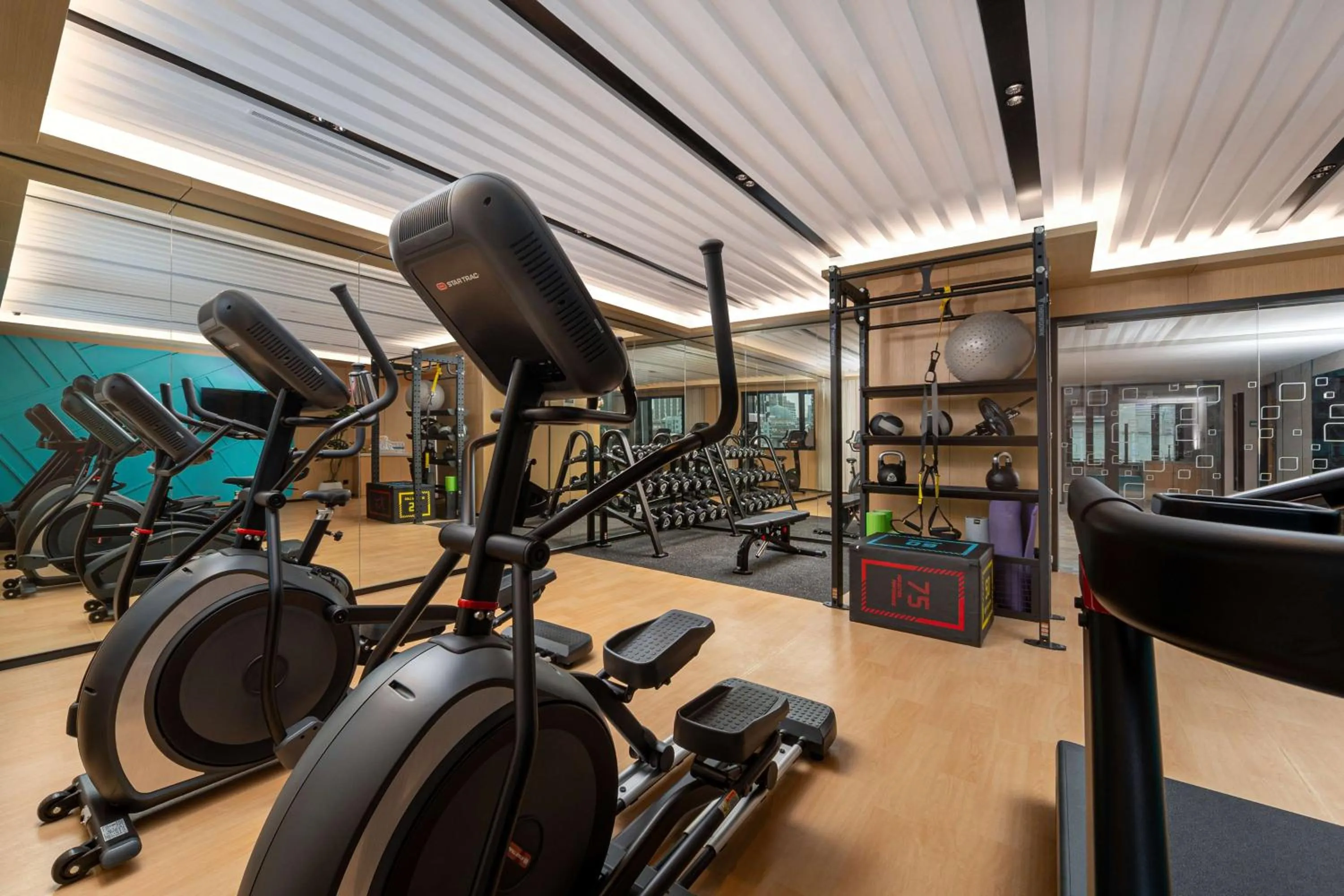 Fitness centre/facilities in Hilton Garden Inn Shanghai Caoyang