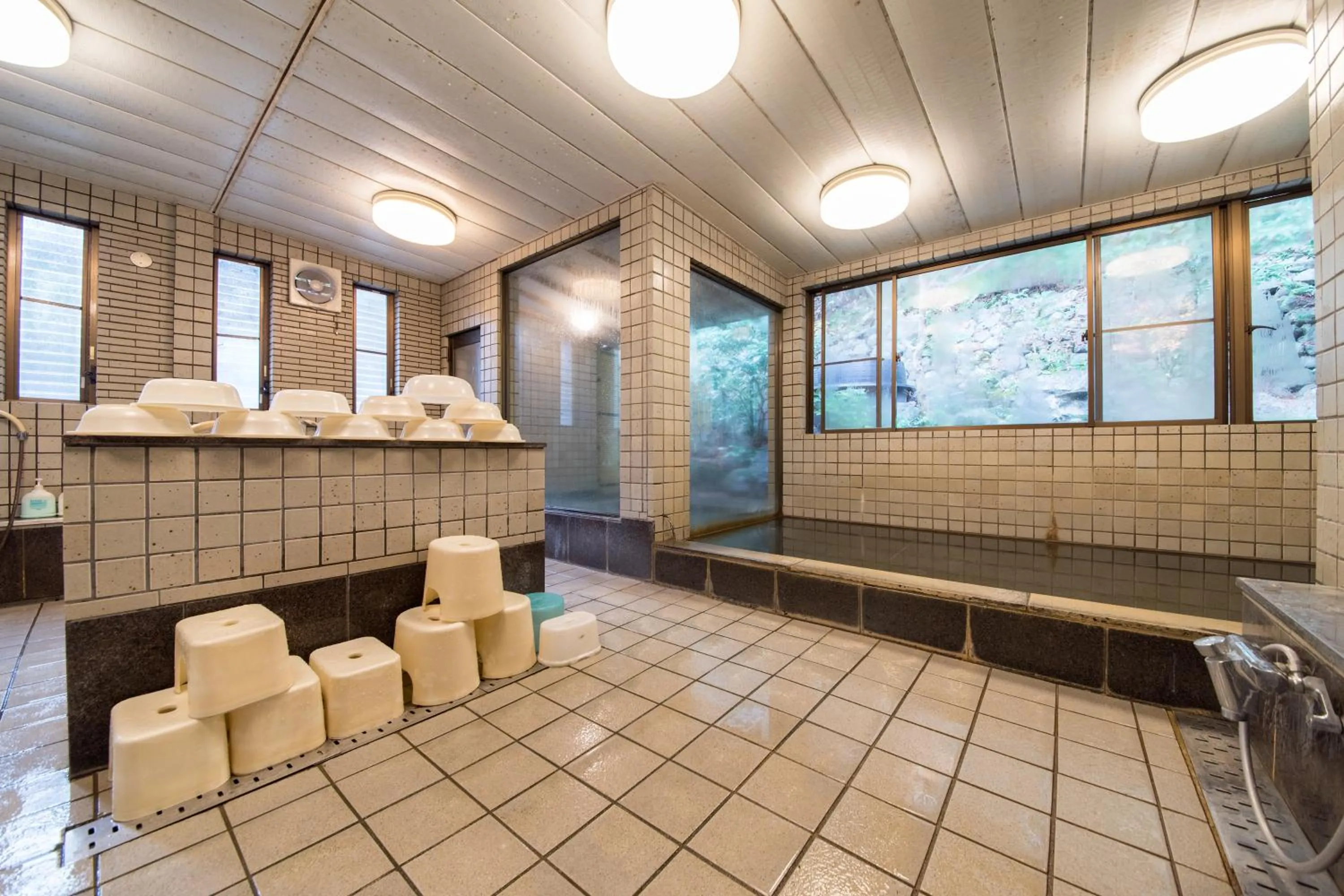 Hot Spring Bath in Kyo no Minshuku Ohara no Sato