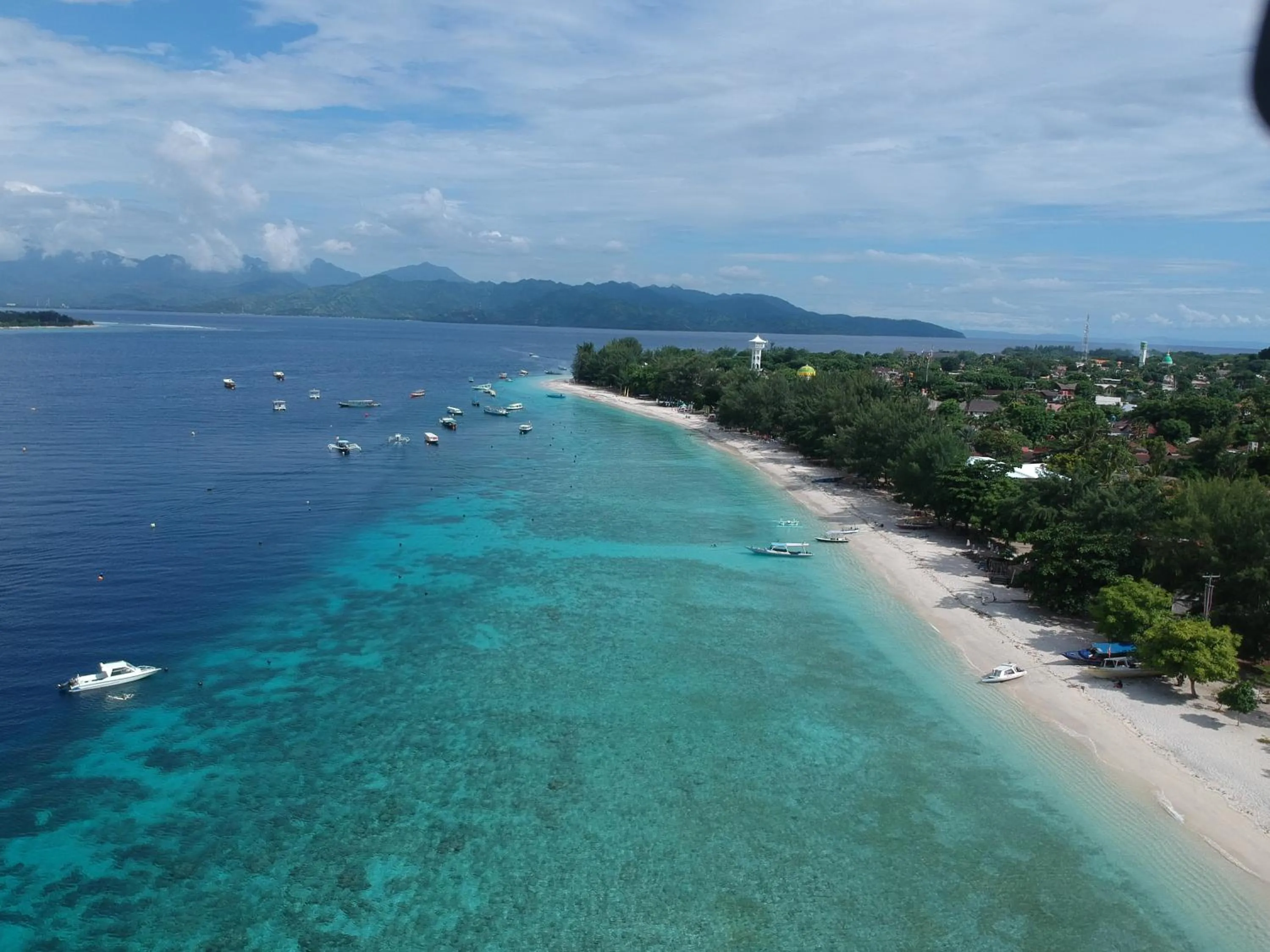 Natural landscape in Manta Dive Gili Trawangan Resort